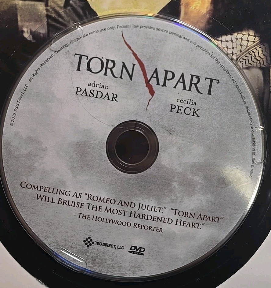 Torn Apart DVD Movie Film Adrian Pasdar Cecilia Peck Widescreen A Forbidden Love