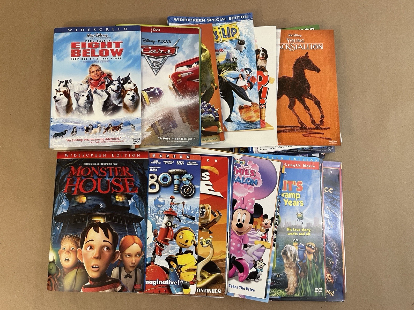 1 Pound 6.5 Ounces of DVD Case Cover Artwork, Inserts & Booklets