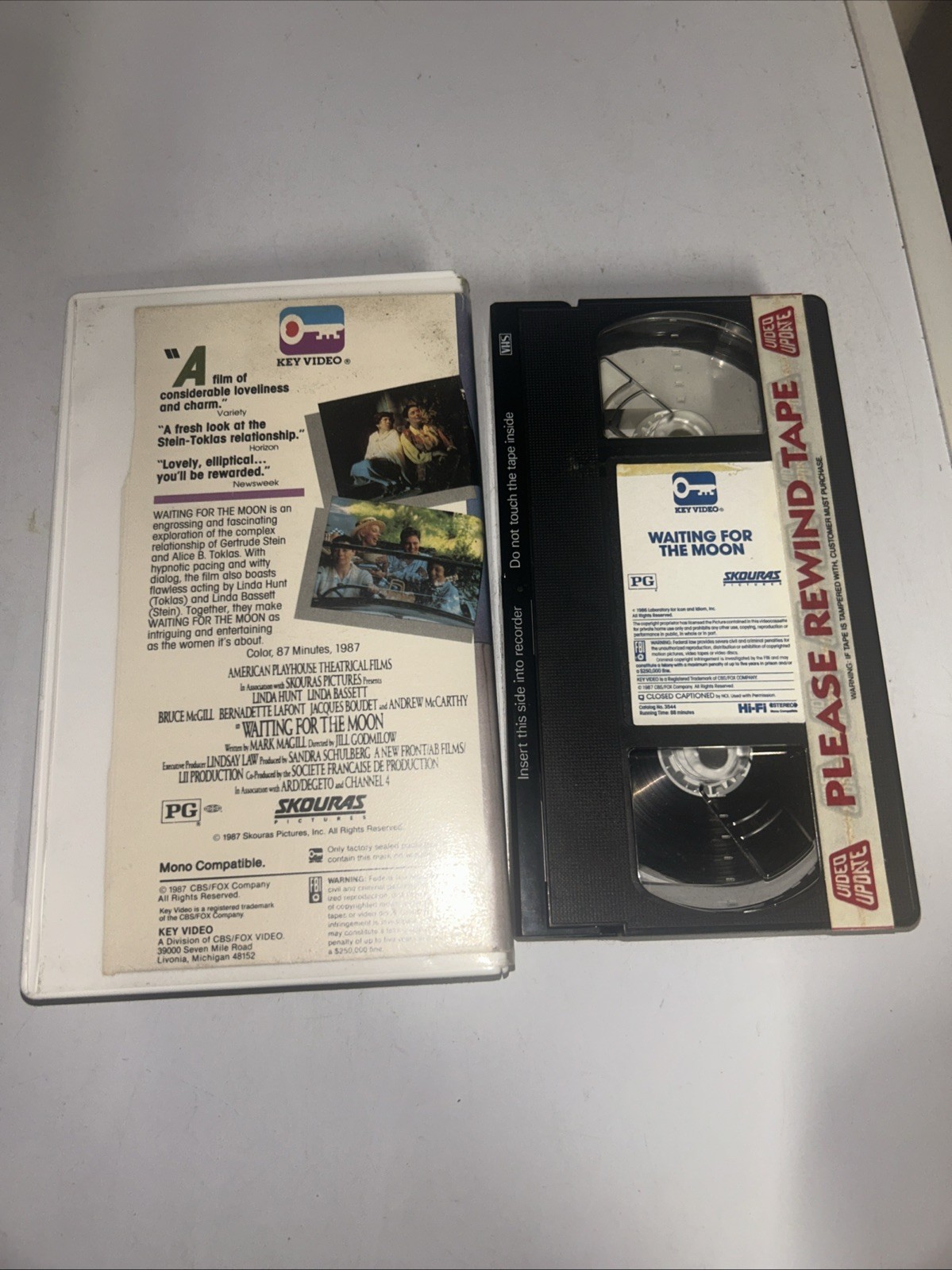 Waiting for the Moon – Key Video VHS (1987) Linda Hunt and Linda Bassett