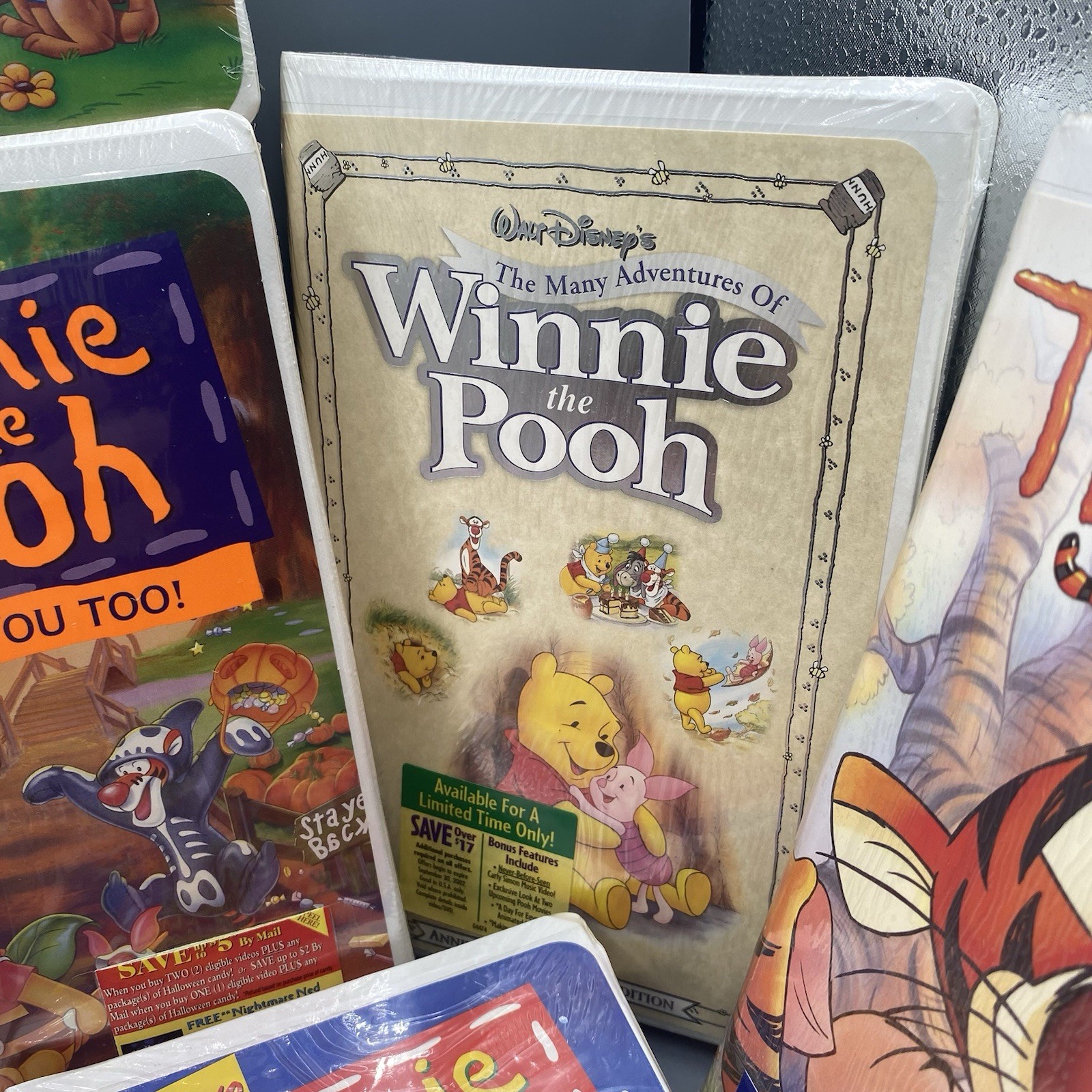 Winnie The Pool Sealed VHS Lot of 11 Assorted Titles