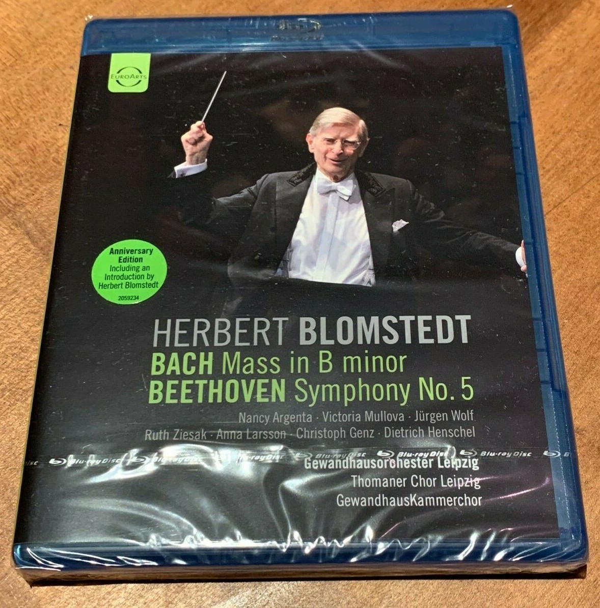 Beethoven Symphony No.5 Bach Mass in B minor HERBERT BLOMSTEDT BLU-RAY SEALED