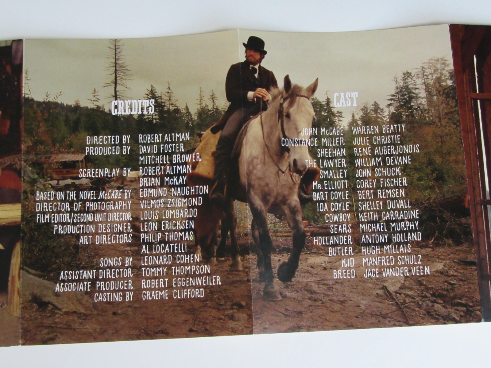 MCCABE & MRS. MILLER (Blu-ray, Criterion Collect.) Warren Beatty, Julie Christie