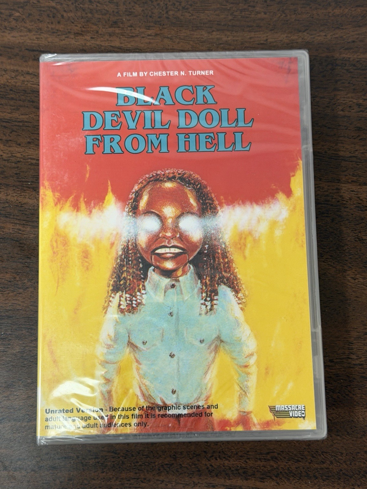 Black Devil Doll From Hell DVD Chester N Turner HORROR OOP