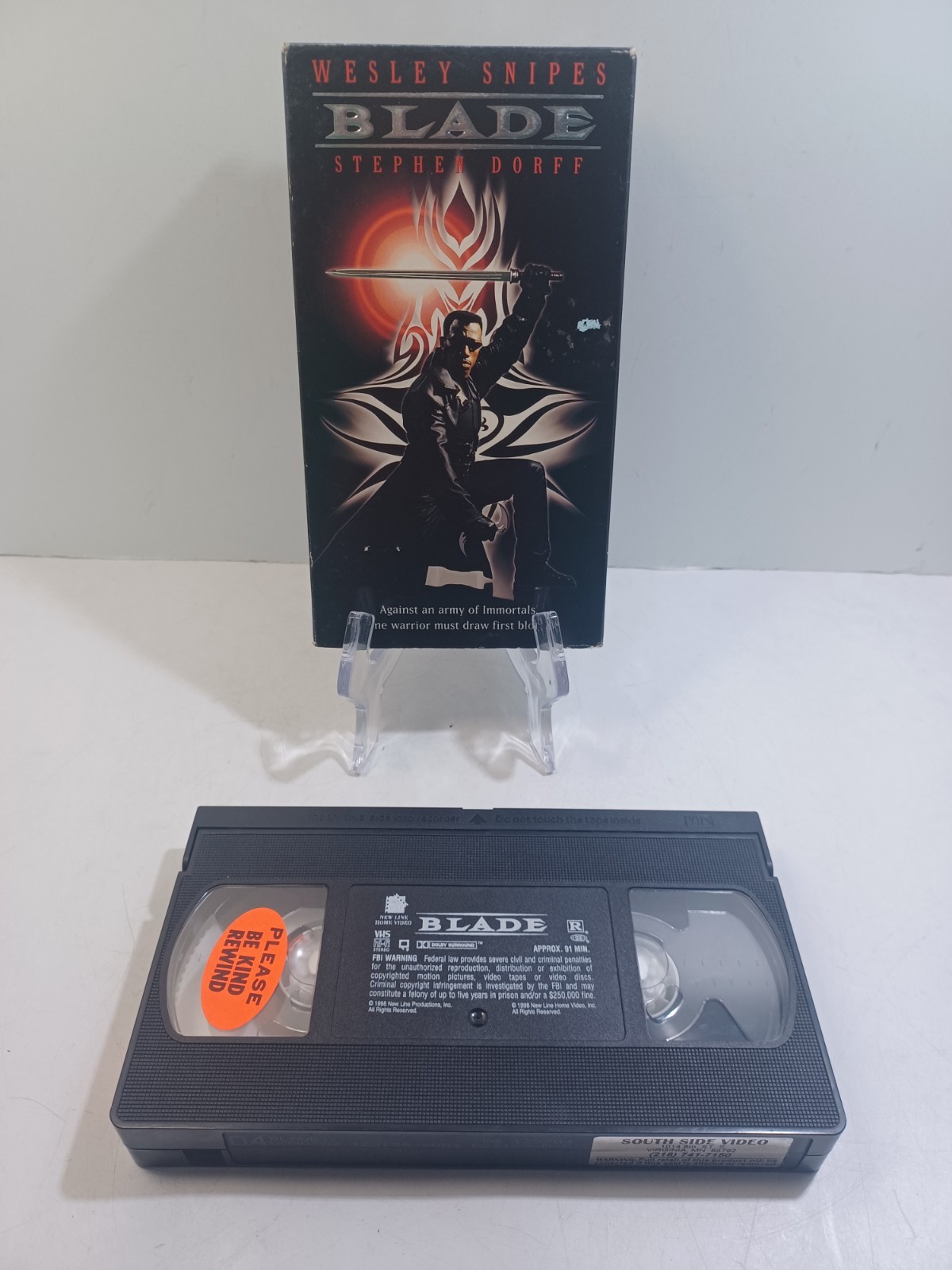 Blade (VHS, 1998) Wesley Snipes, Stephen Dorff Vampire Killer Daywalker Horror