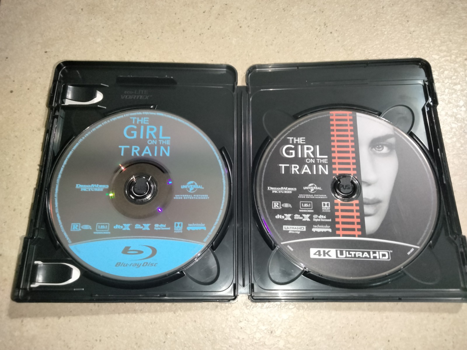 The Girl on the Train (4K Ultra HD, 2016) Emily Blunt Thriller Mystery