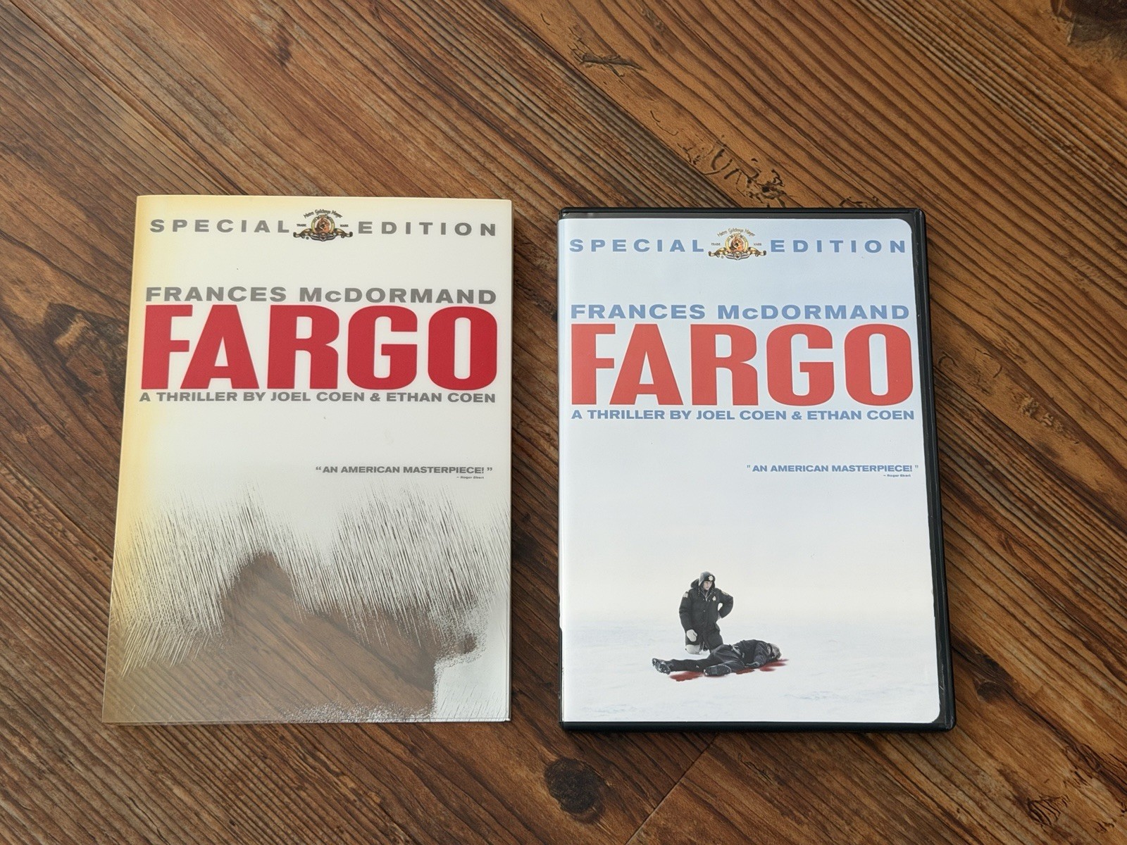 Fargo Special Edition DVD Coen Brothers McDormand with Slipcover Great Condition