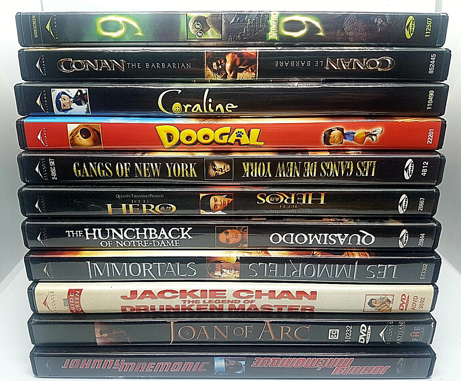 ALLIANCE FILMS – ANIME, COMEDY, EPIC, FANTASY, MARTIAL ARTS, SCIENCE FICTION