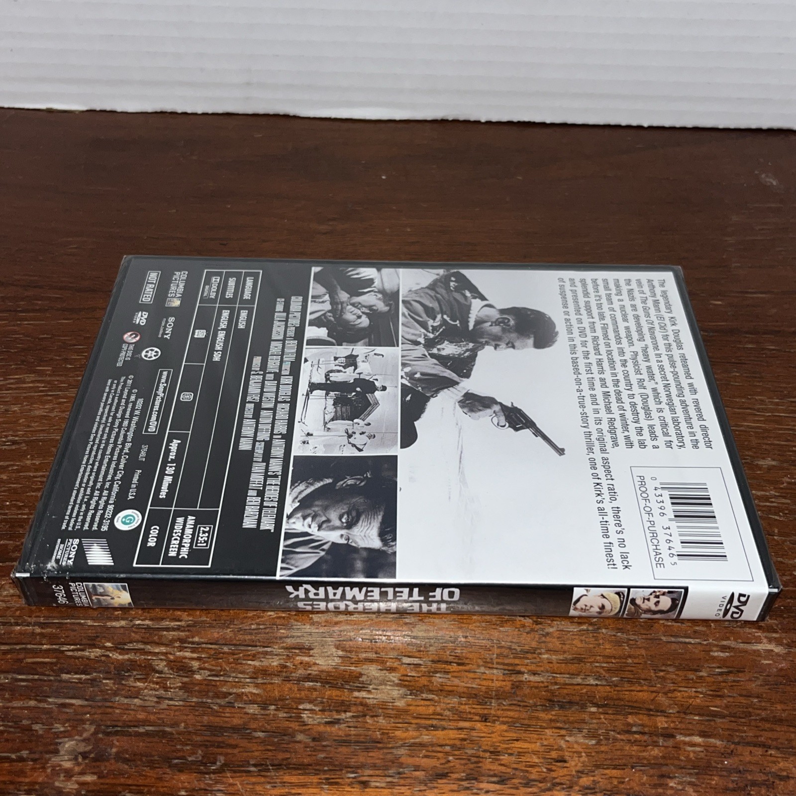 The Heroes of Telemark (DVD, 1965) New – Kirk Douglas – Richard Harris – Classic