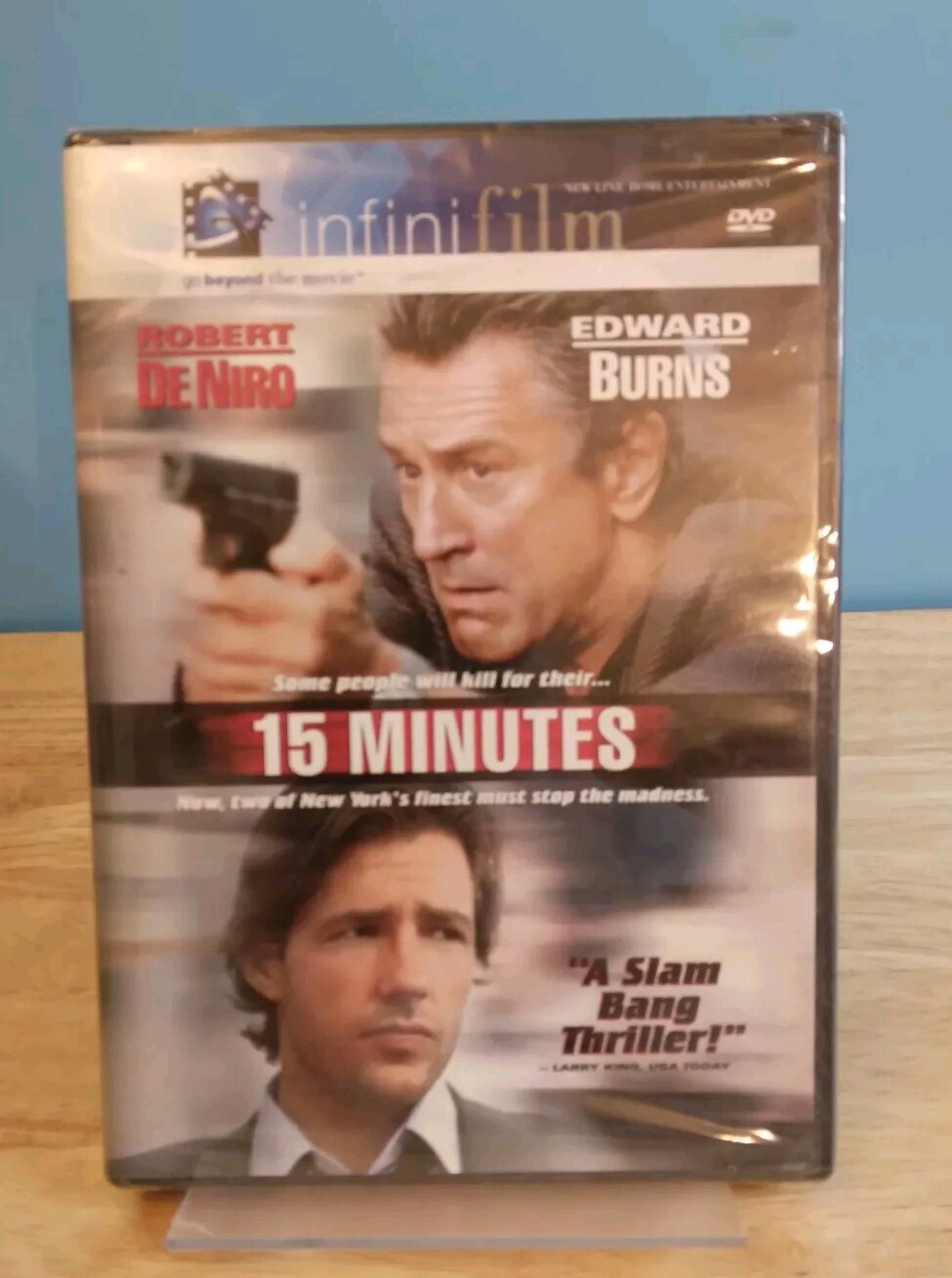15 Minutes DVD New Sealed Robert DeNiro Edward Burns New