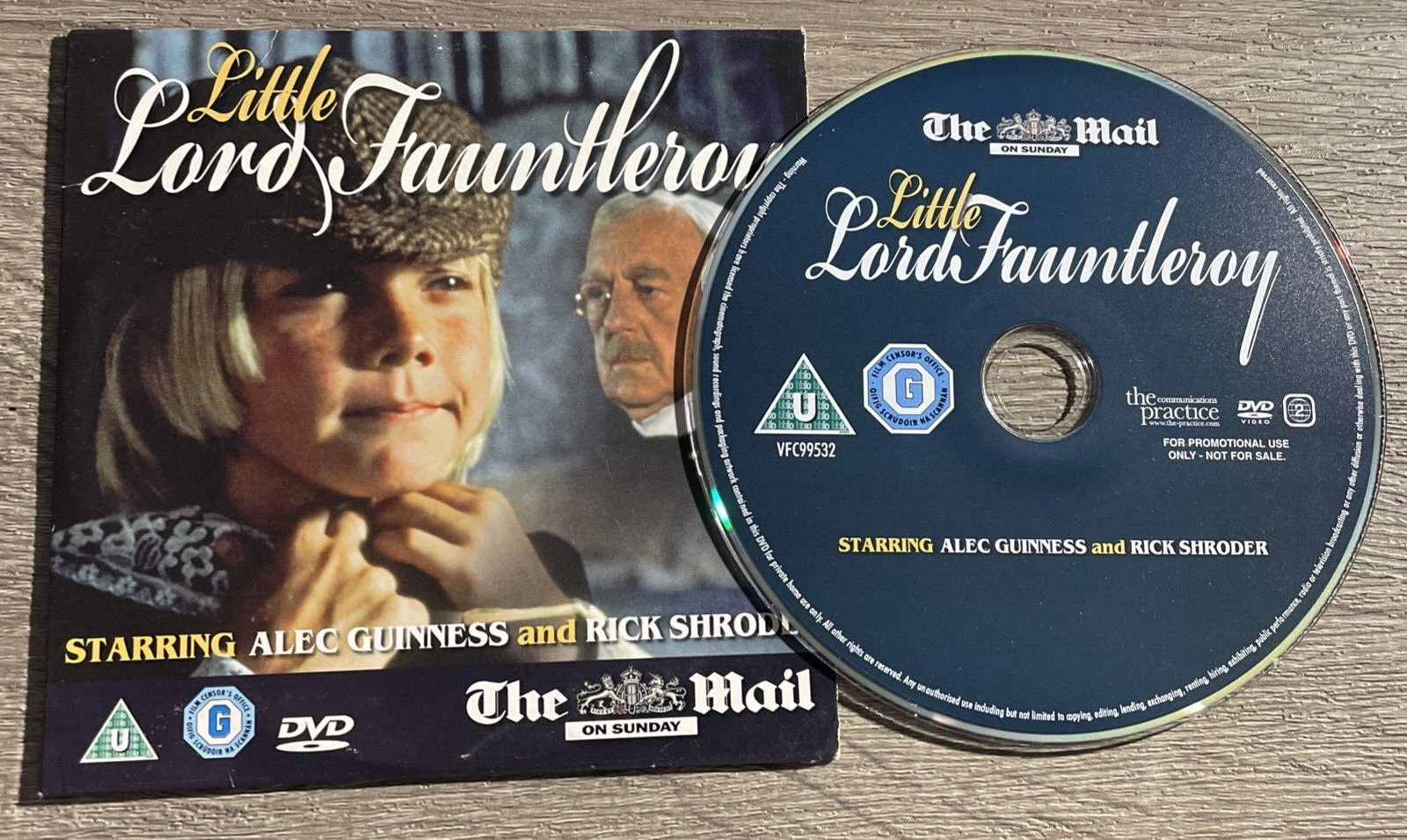 ** LITTLE LORD FAUNTLEROY ** Alec Guinness – Rick Shroder : 1980 – Ex Family DVD