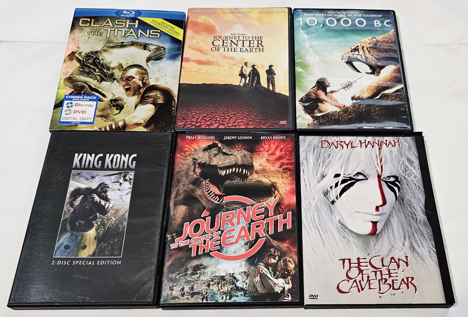 King Kong, Journey To The Center Of The Earth (2 Versions), 10,000 BC, Clash…