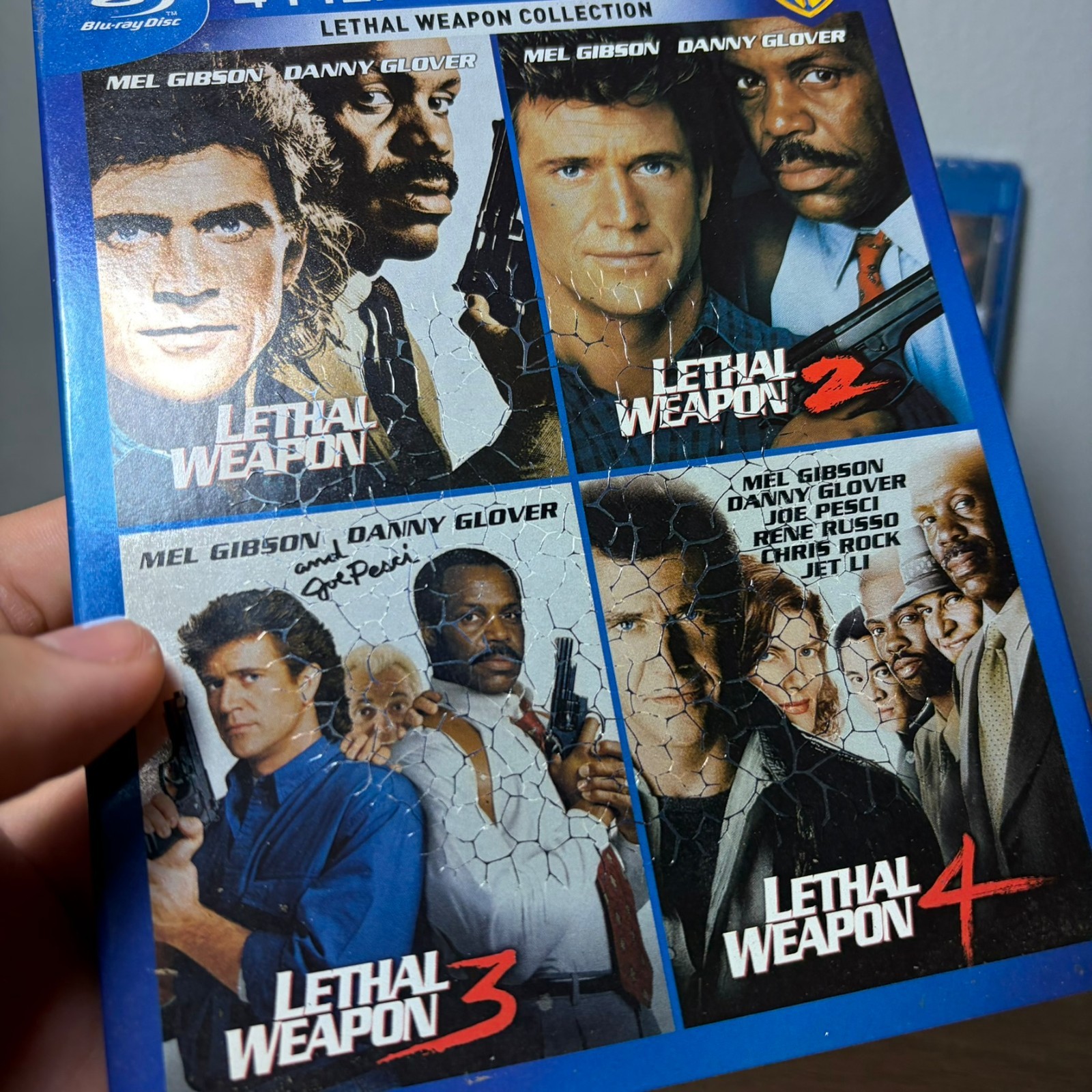 Lethal Weapon 1 2 3 4 Film Favorites Collection Blu-ray Set New Sealed Slipcover