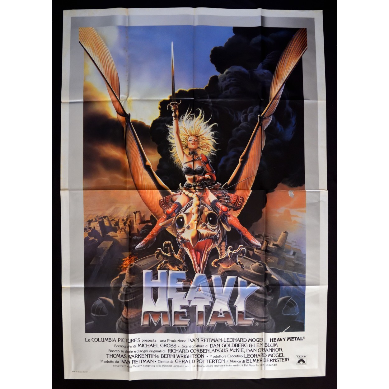 manifesto HEAVY METAL gerald potterton Candy Susan Roman Harold Ramis A218