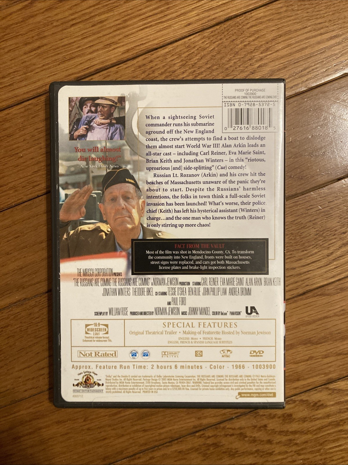 Russians Are Coming the Russia (DVD, 1966)