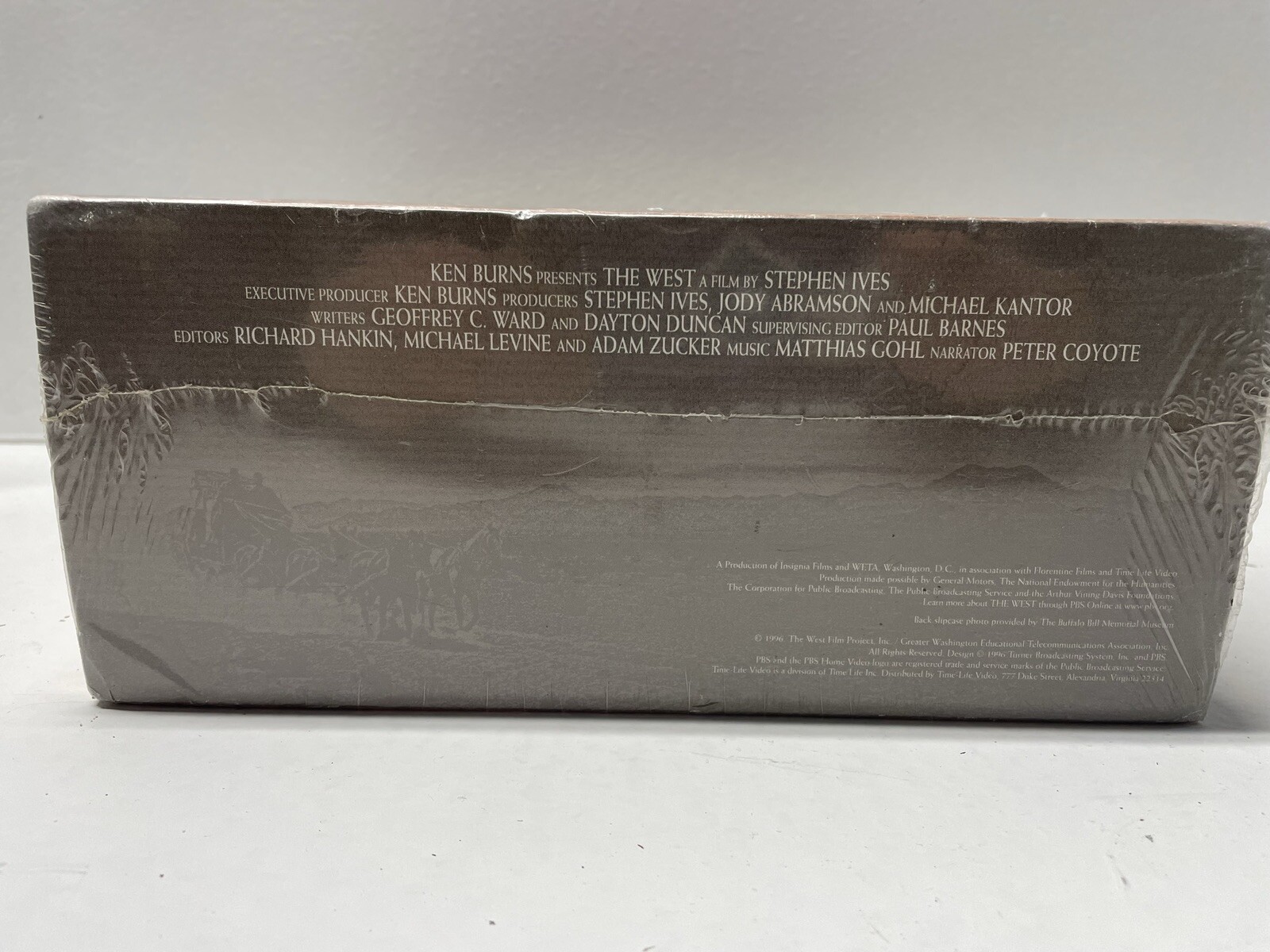 Sealed! Ken Burns Presents-The West: A Film by Stephen Ives VHS,1996, 9-Tape Set