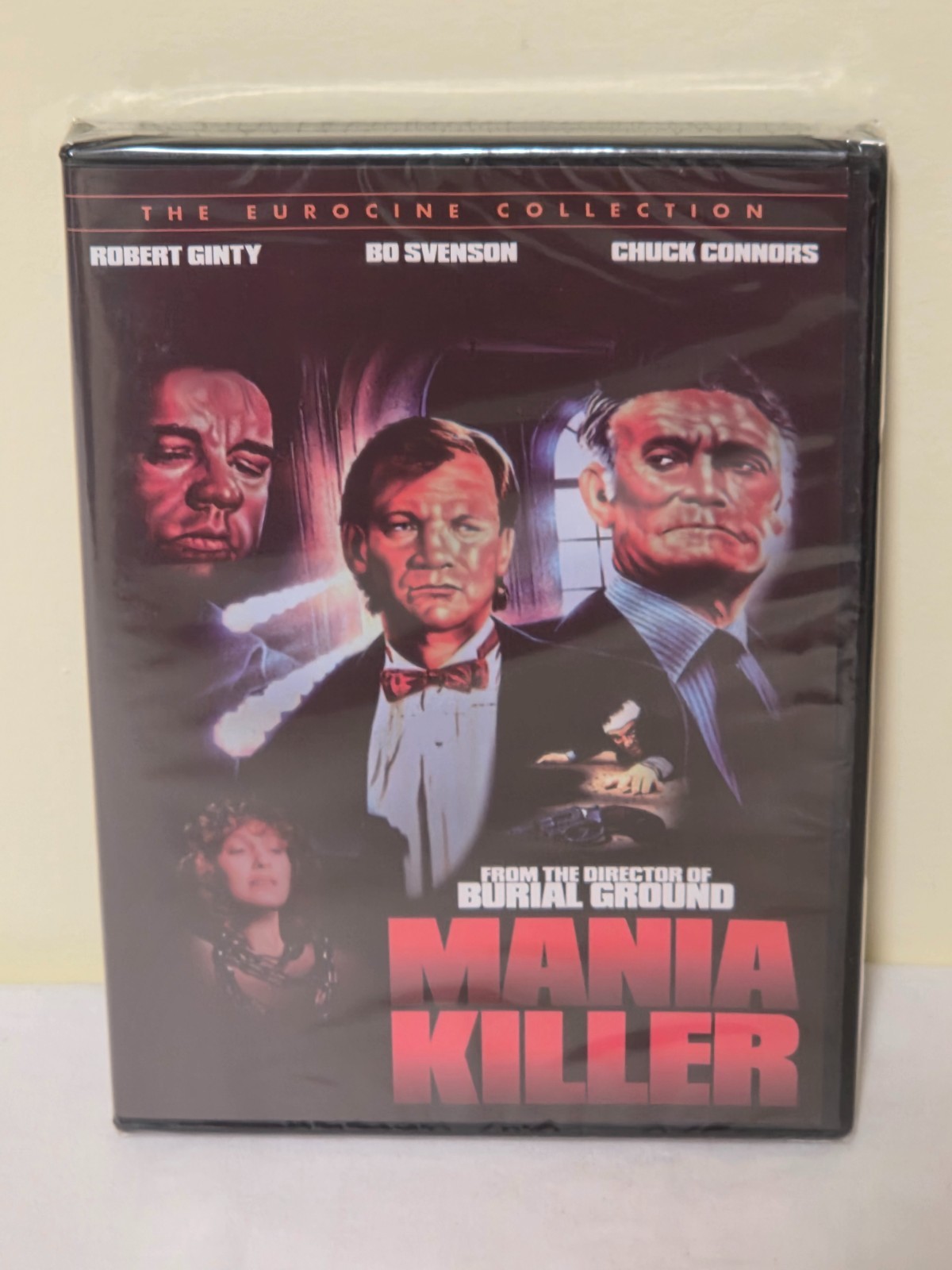 Mania Killer DVD. Brand New. Sealed. Horror. Robert Ginty. Bo Svenson.