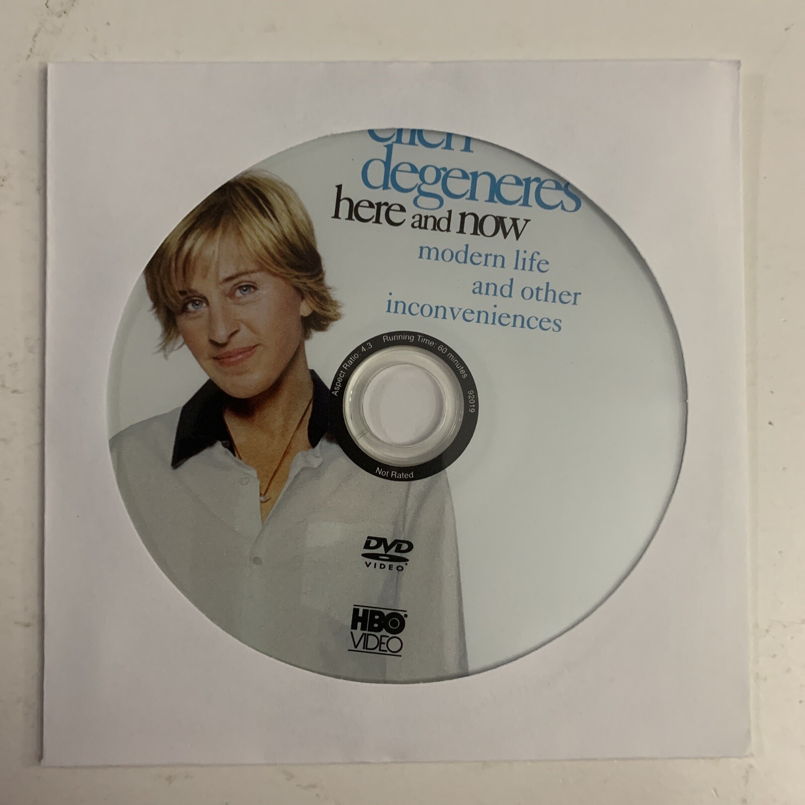 Ellen DeGeneres: Here and Now (DVD, 2003) Disk Only