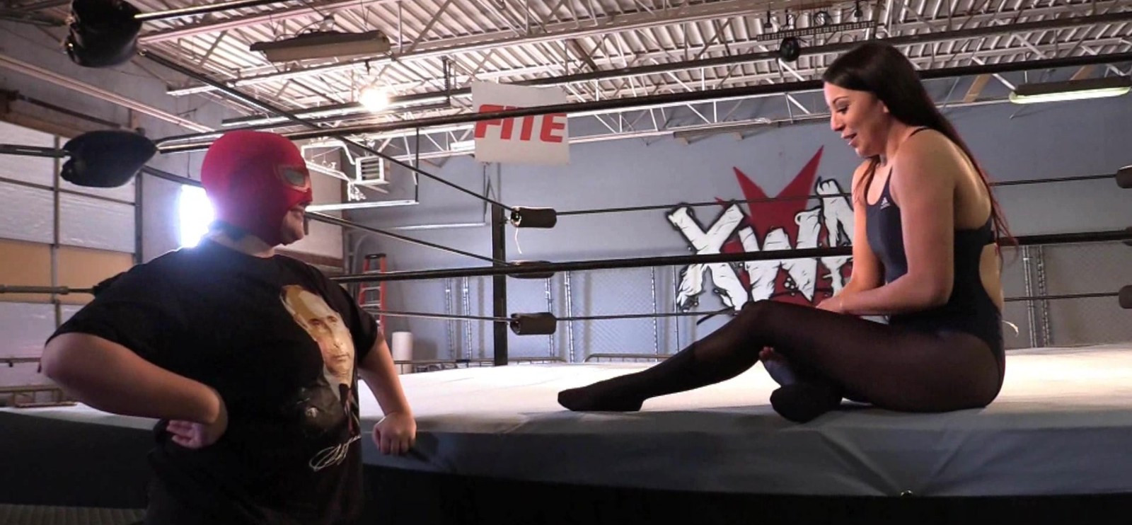 Female Wrestling Pro Mixed Ring Fight 1313 Davienne vs Violet Payne DVD KO TV PG