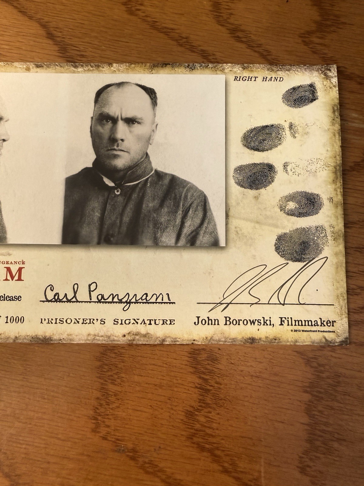 Carl Panzram DVD 2012 Waterfront Productions