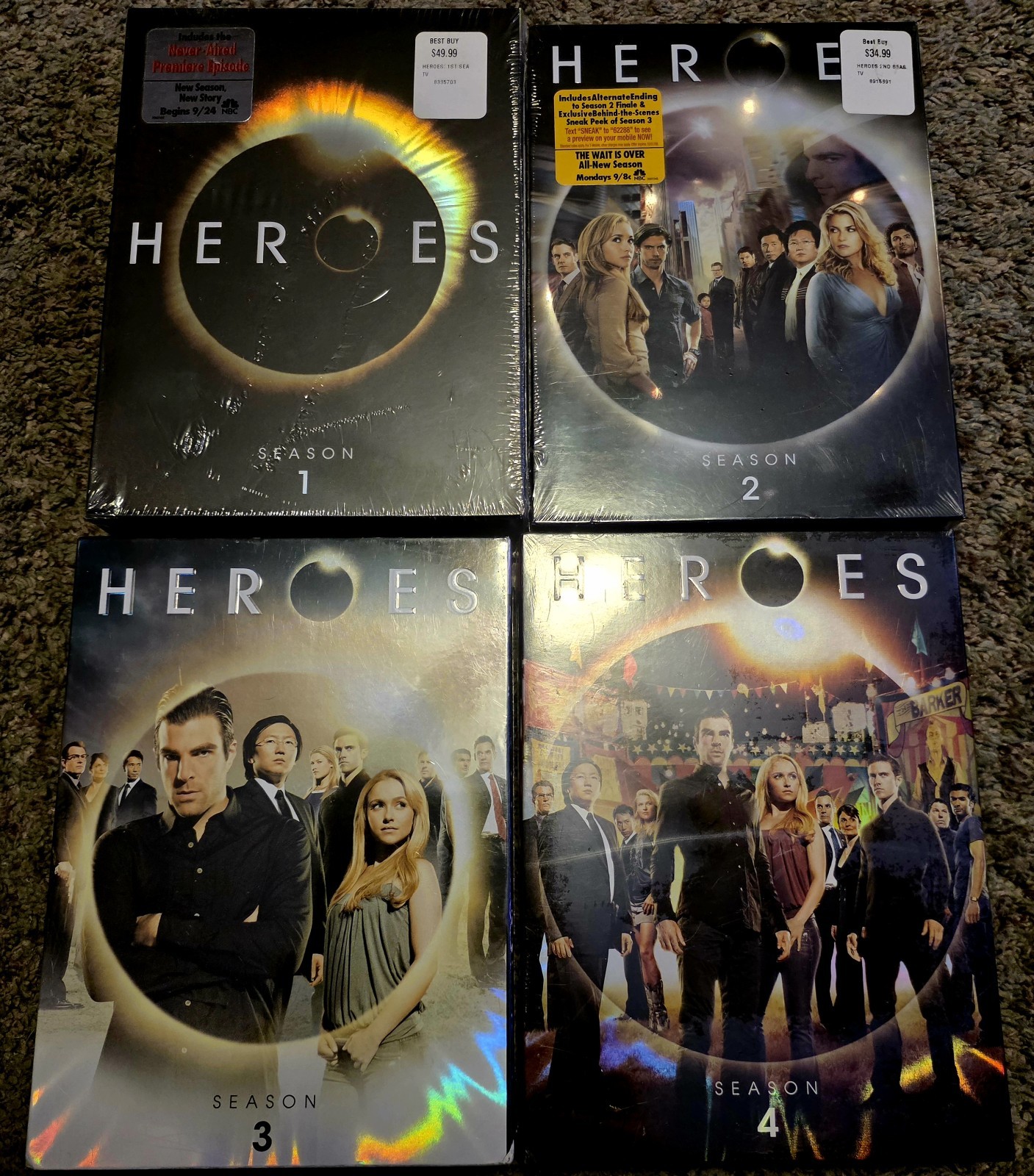Heroes: The Complete Series (Seasons 1 2 3 4, DVD) NBC BRAND NEW Sealed