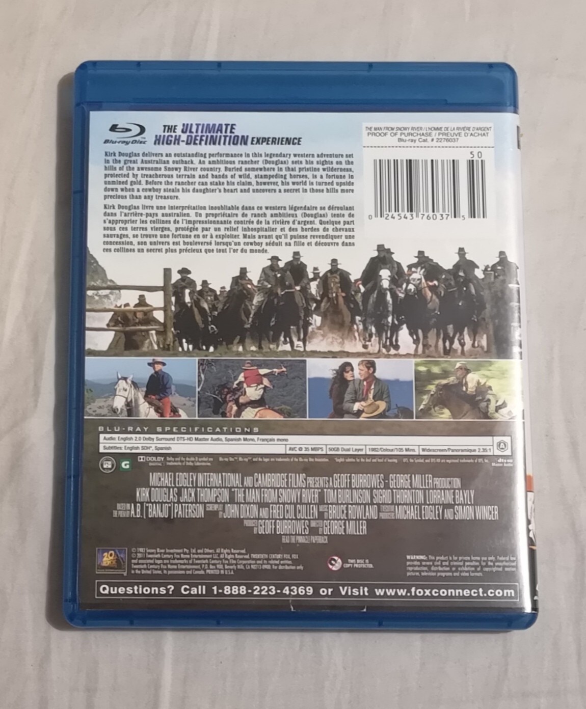 The Man from Snowy River Bluray