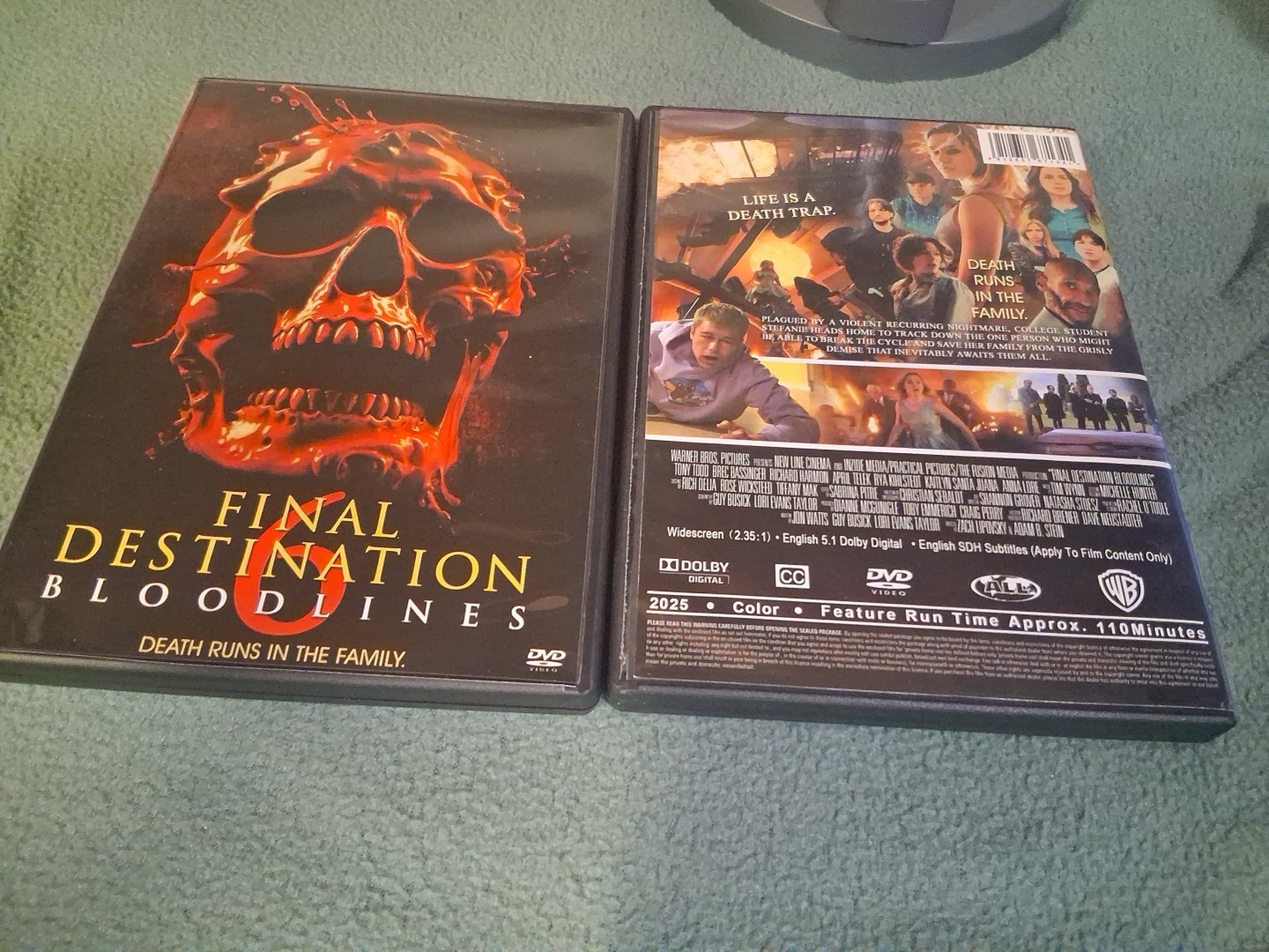 Final Destination Bloodlines DVD (2025) Unsealed