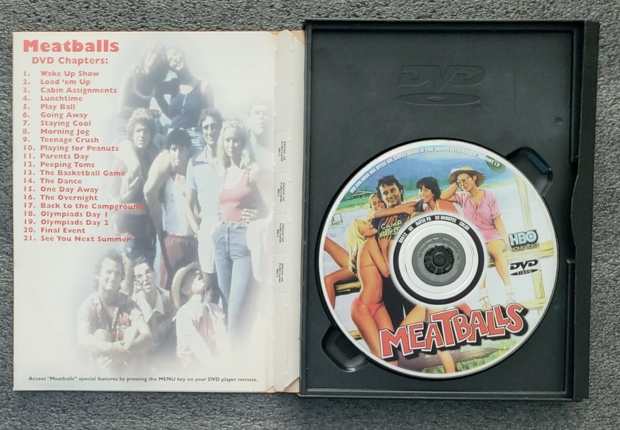 Meatballs (DVD 1998 Snapcase) Bill Murray Harold Ramis Ivan Reitman VGC