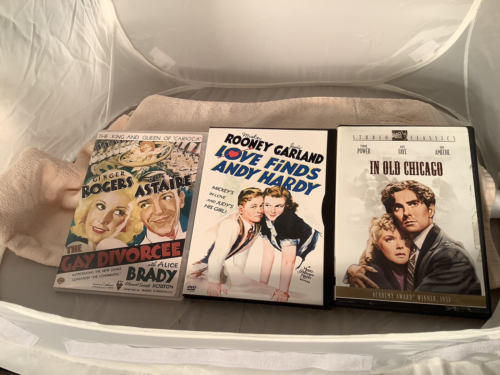 Lot 6 Vintage DVDs 1940s-1950s Power Grant Kerr Crosby Hope Rooney Garland