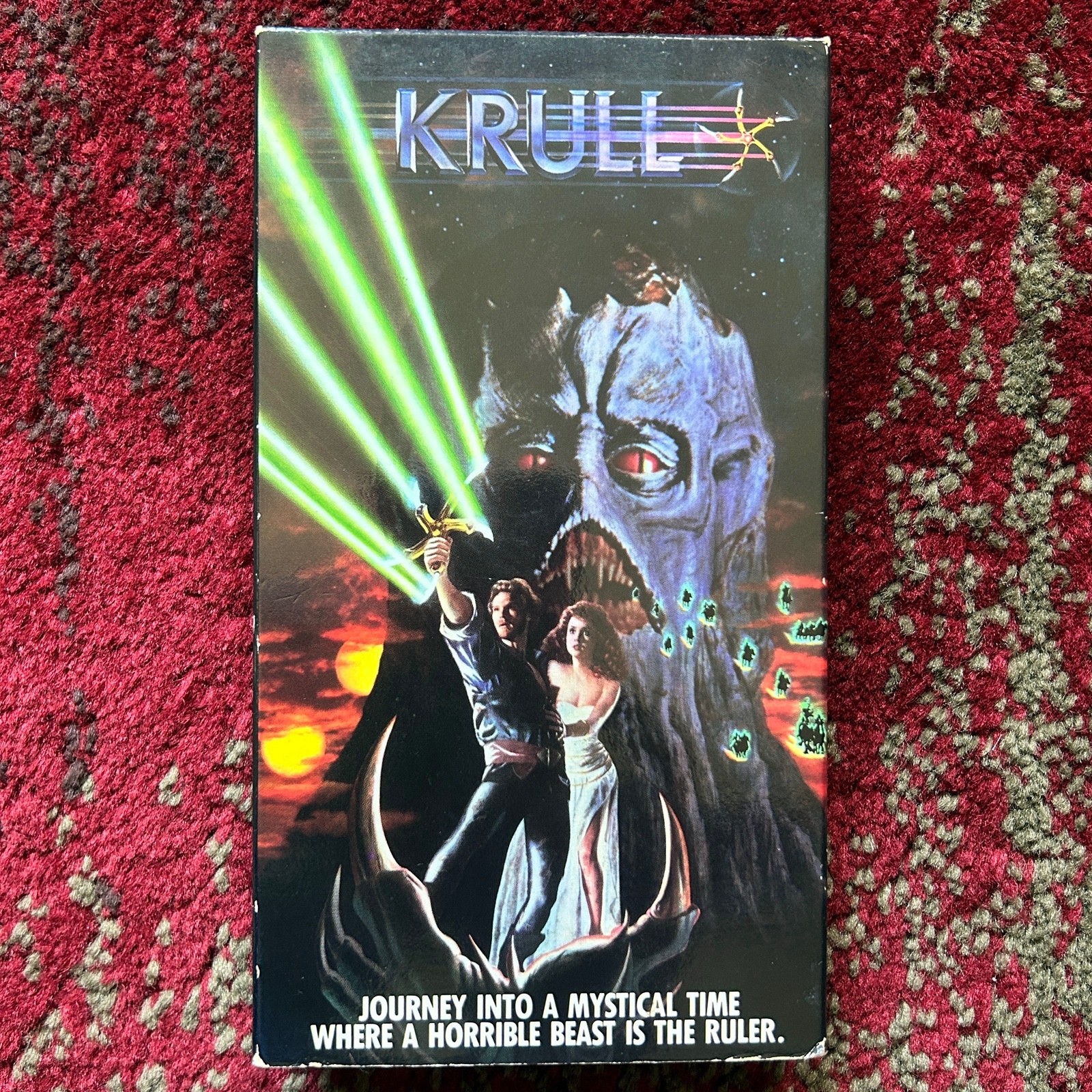 Krull ( VHS Movie ) Sci-Fi Fantasy by Peter Yates 1988 Columbia Pictures XLNT
