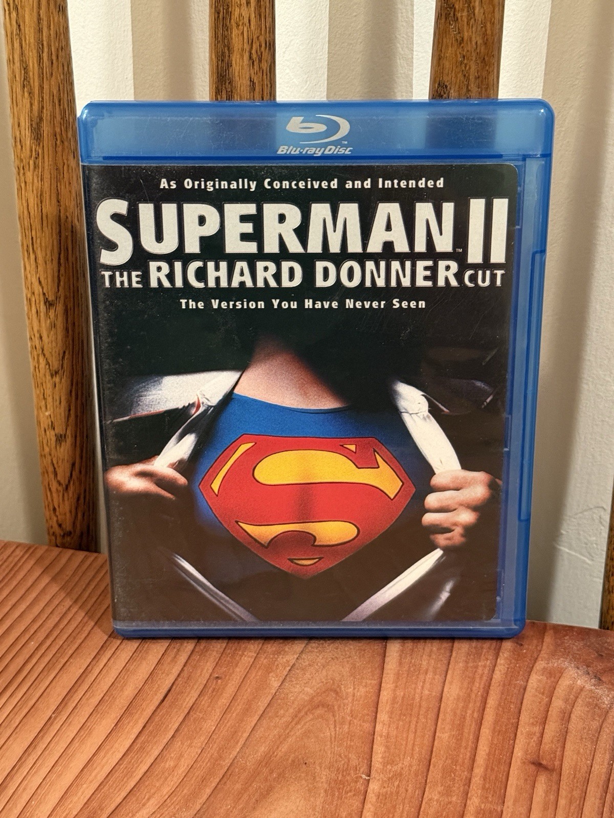 SUPERMAN II Richard Donner Cut Blu-ray Christopher Reeve Gene Hackman FREE SHIP