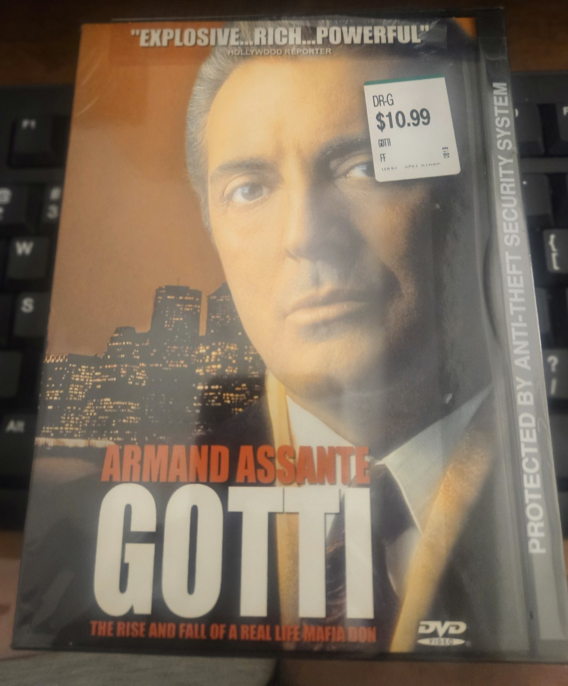 GOTTI DVD 1996 TV Movie Armand Assante, Anthony Quinn (NEW SEALED) Snapcase