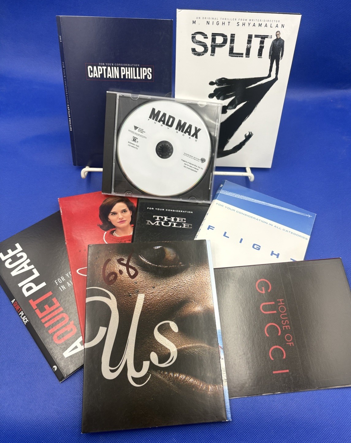 FYC SCREENERS 9 DVDs For Your Consideration The Mule, Split, Jackie, Flight Etc.