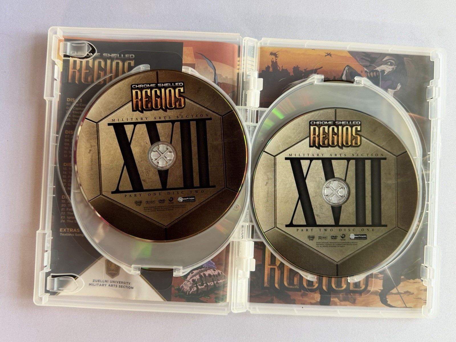 Chrome Shelled Regios (DVD, 4-Disc Set, 24 episodes, S.A.V.E.) Funimation Anime
