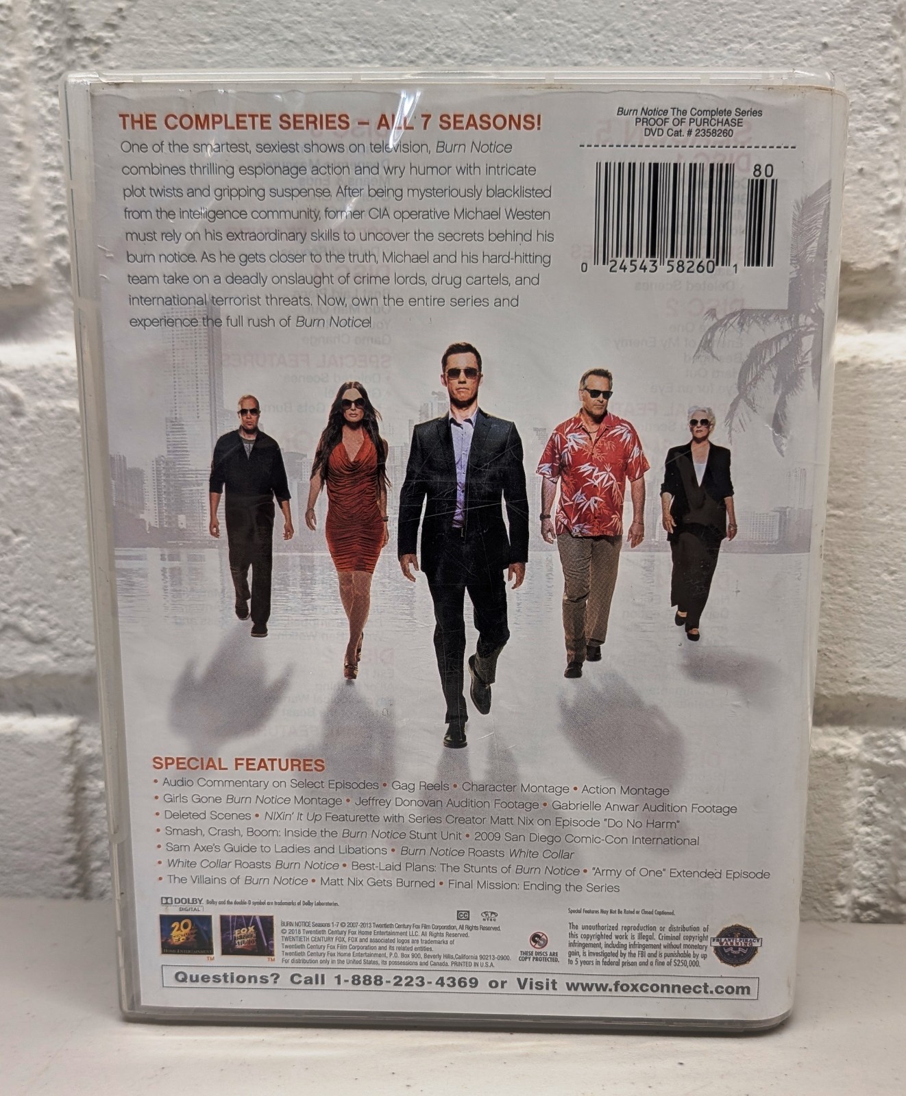 Burn Notice : The Complete Series DVD Widescreen 28 Disc Set W/ Bonus Features