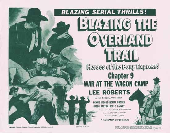 Blazing the Overland Trail – Classic Cliffhanger Serial Movie DVD Lee Roberts