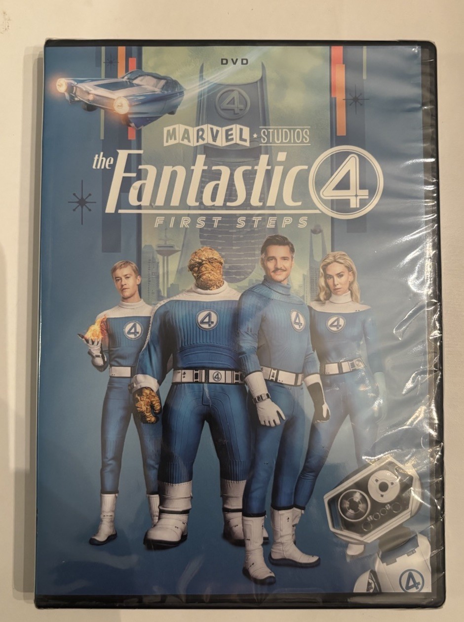Marvel Studios The Fantastic 4: First Steps (2025) DVD – BRAND NEW – SEALED