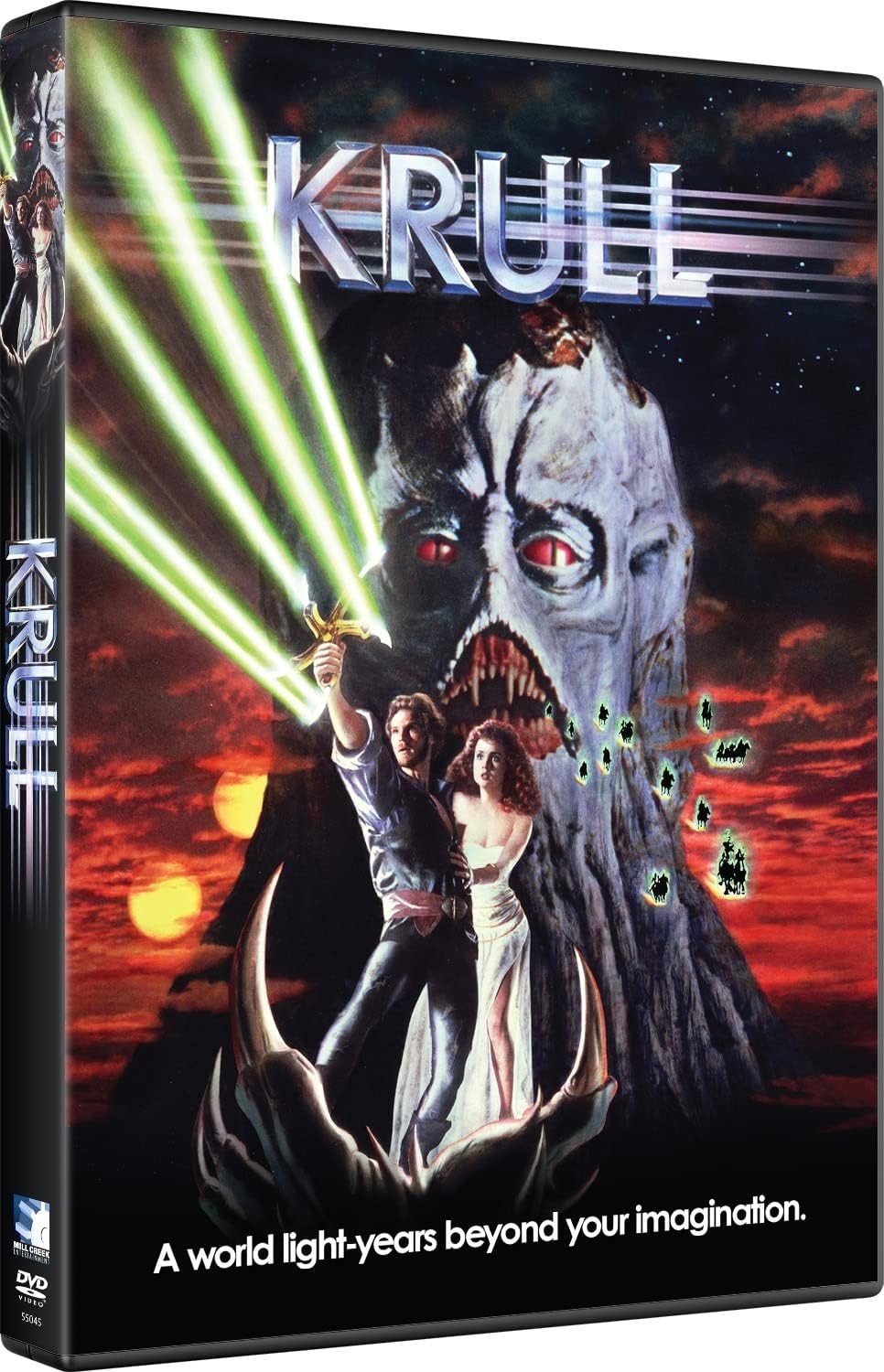 Krull (Retro VHS Packaging) (DVD) Ken Marshall Francesca Annis Lysette Anthony