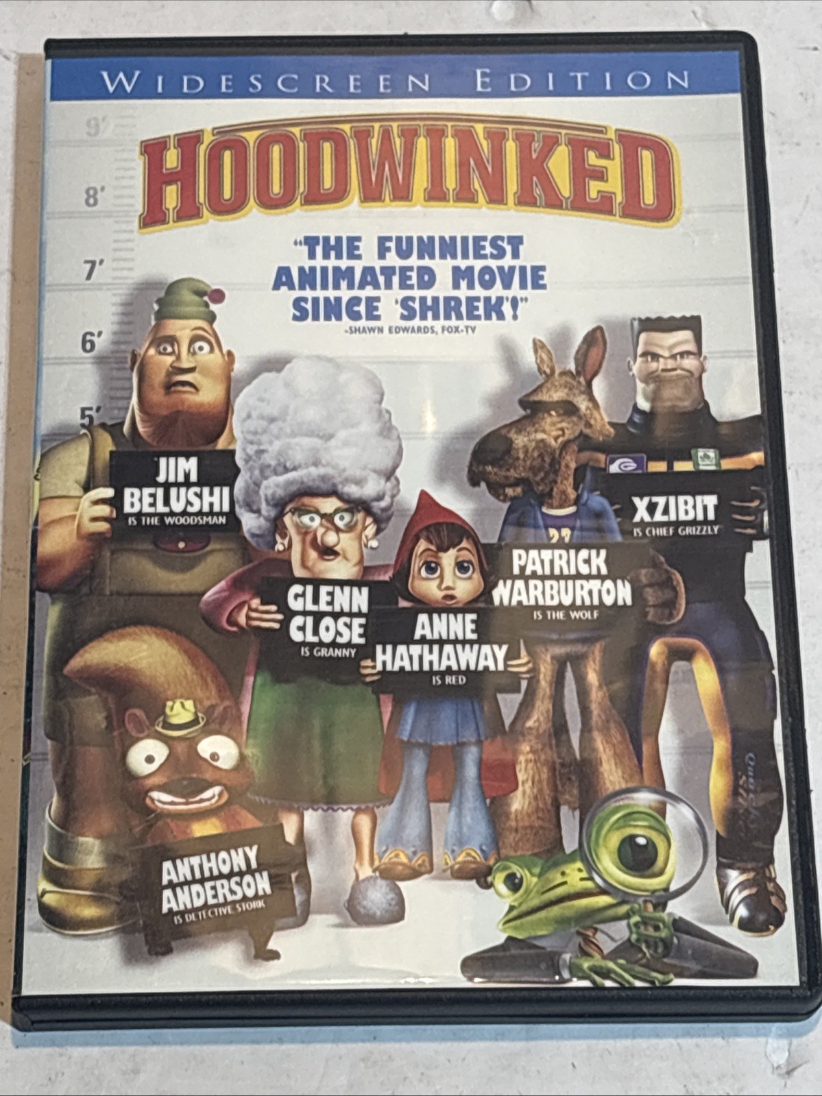 Hoodwinked DVD 2005 Widescreen Comedy Kids Anne Hathaway Patrick Warburton