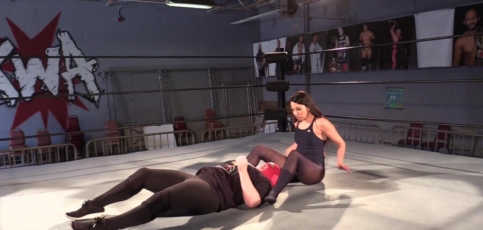 Female Wrestling Pro Mixed Ring Fight 1313 Davienne vs Violet Payne DVD KO TV PG