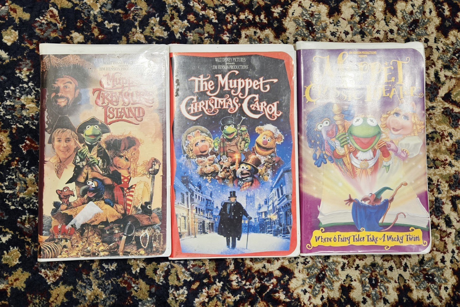 Lot of 3 Vintage Muppet VHS Movies Good Pre-Owned Condition Jim Henson