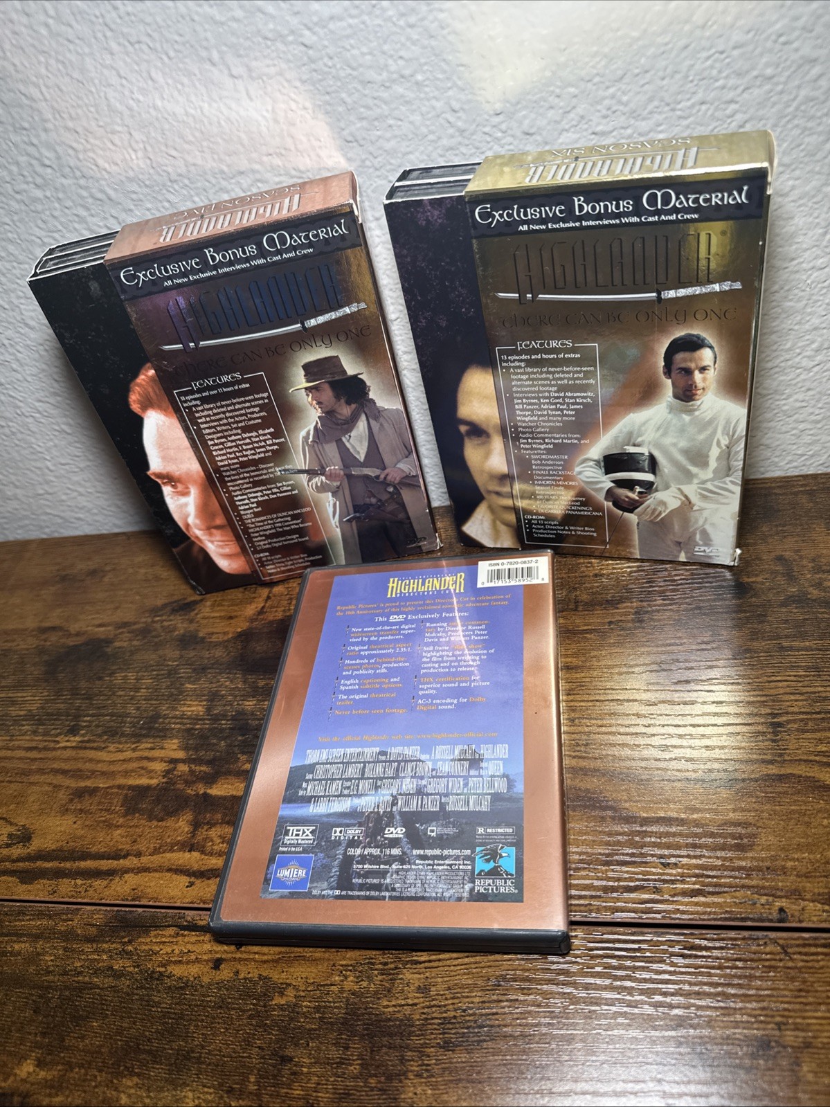 Highlander DVD Lot Season 5 Season 6 Final Season Director’s Cut Movie Box Set