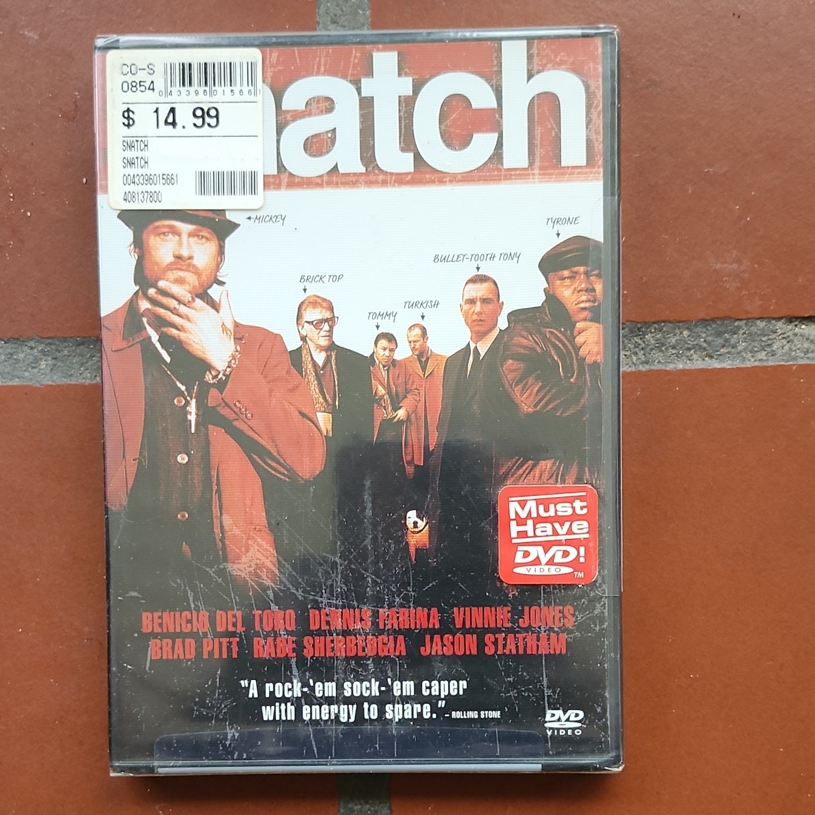 Sony Pictures Snatch DVD 2000 R 104 min Region 1 NTSC Widescreen