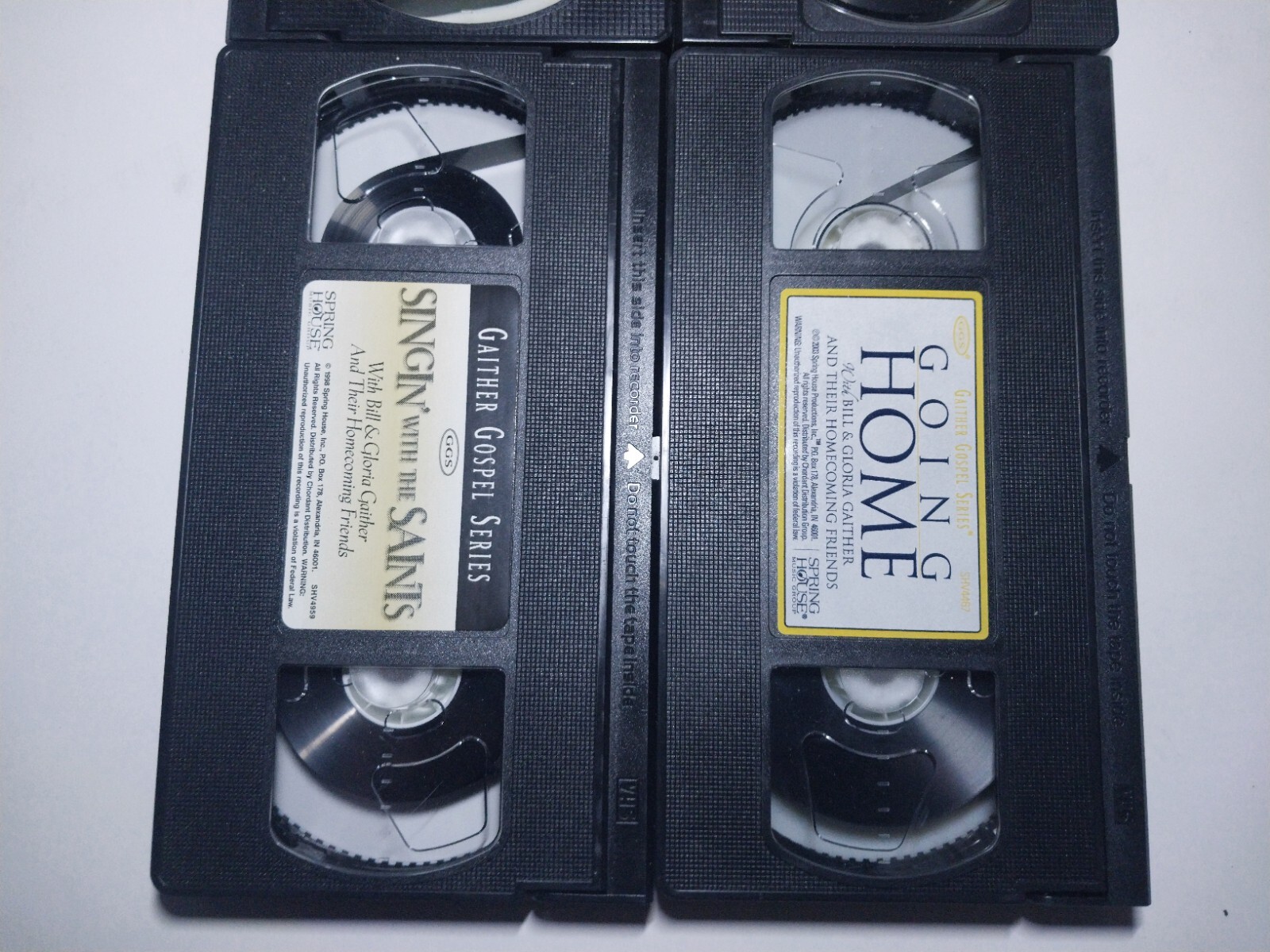 Lot Of 4 Gaither Gospel Series VHS I’ll Fly Away, Going Home, The Saints,,