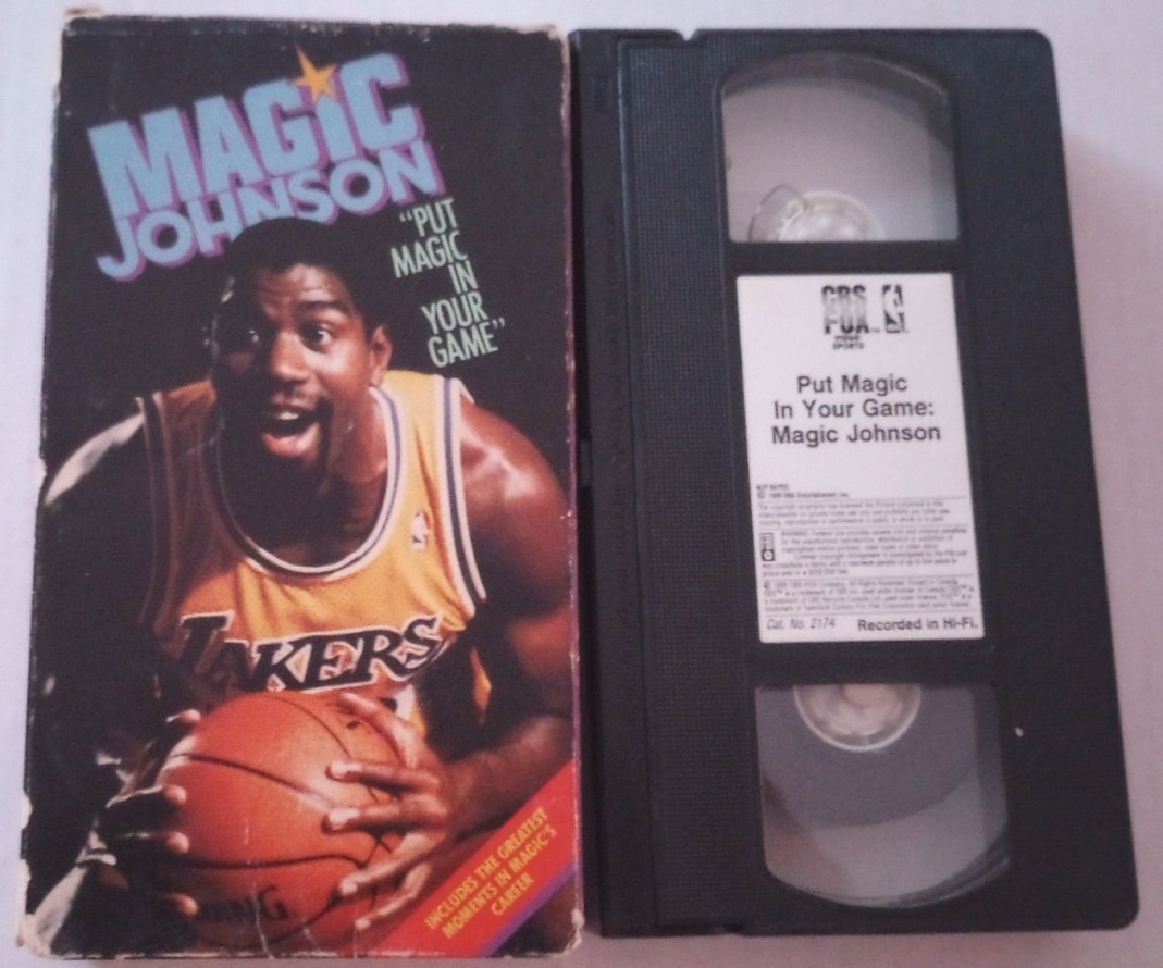 1988 1989 LA Lakers Basketball VHS Lot Back To Back Fast Break Magic Johnson NBA