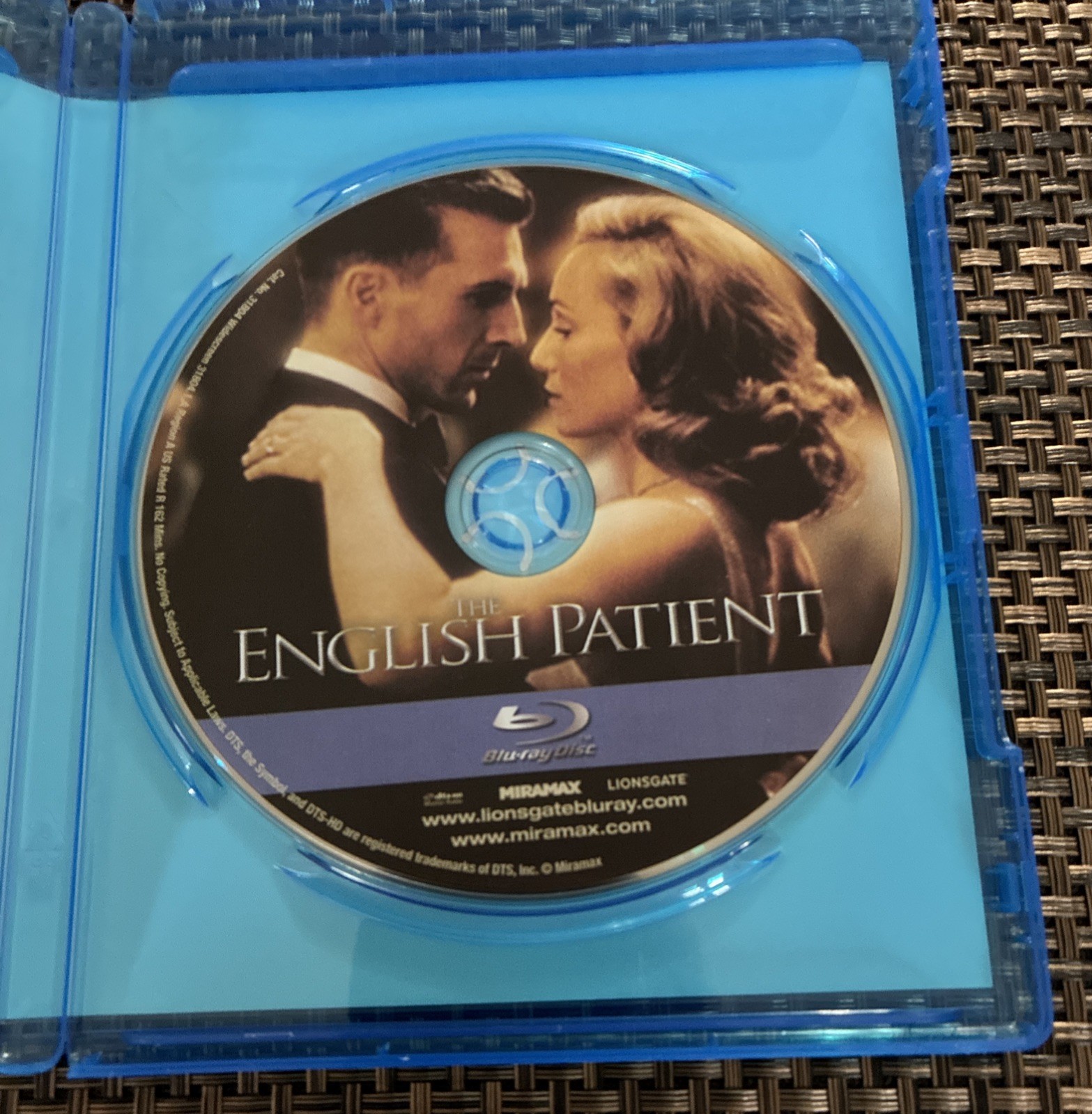 The English patient Blu-ray Ralph Fiennes Juliette Binoche William Defoe