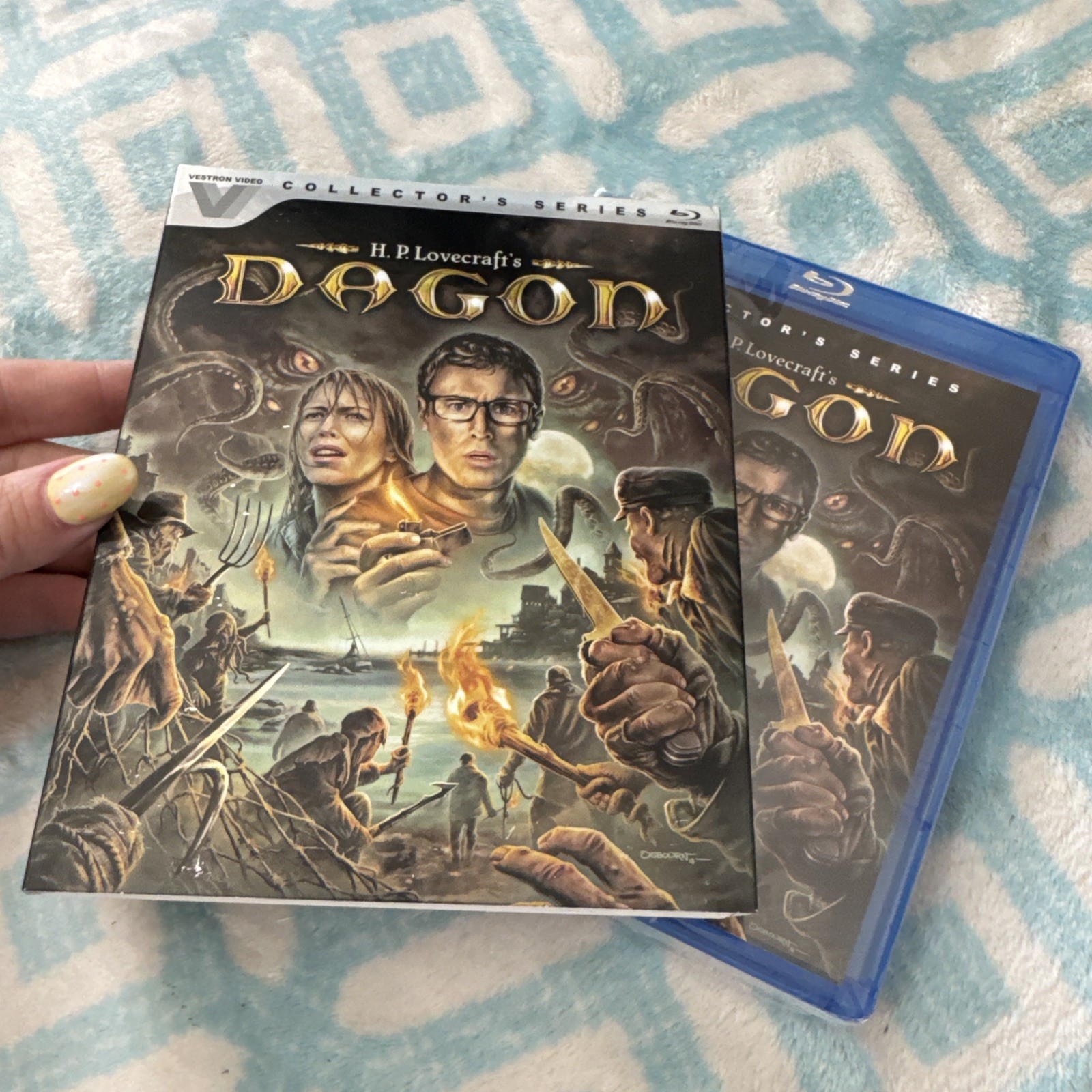 Dagon [Blu-ray] Collector’s Ed, NEW Vestron Video Stuart Gordon W/ SLIPCASE