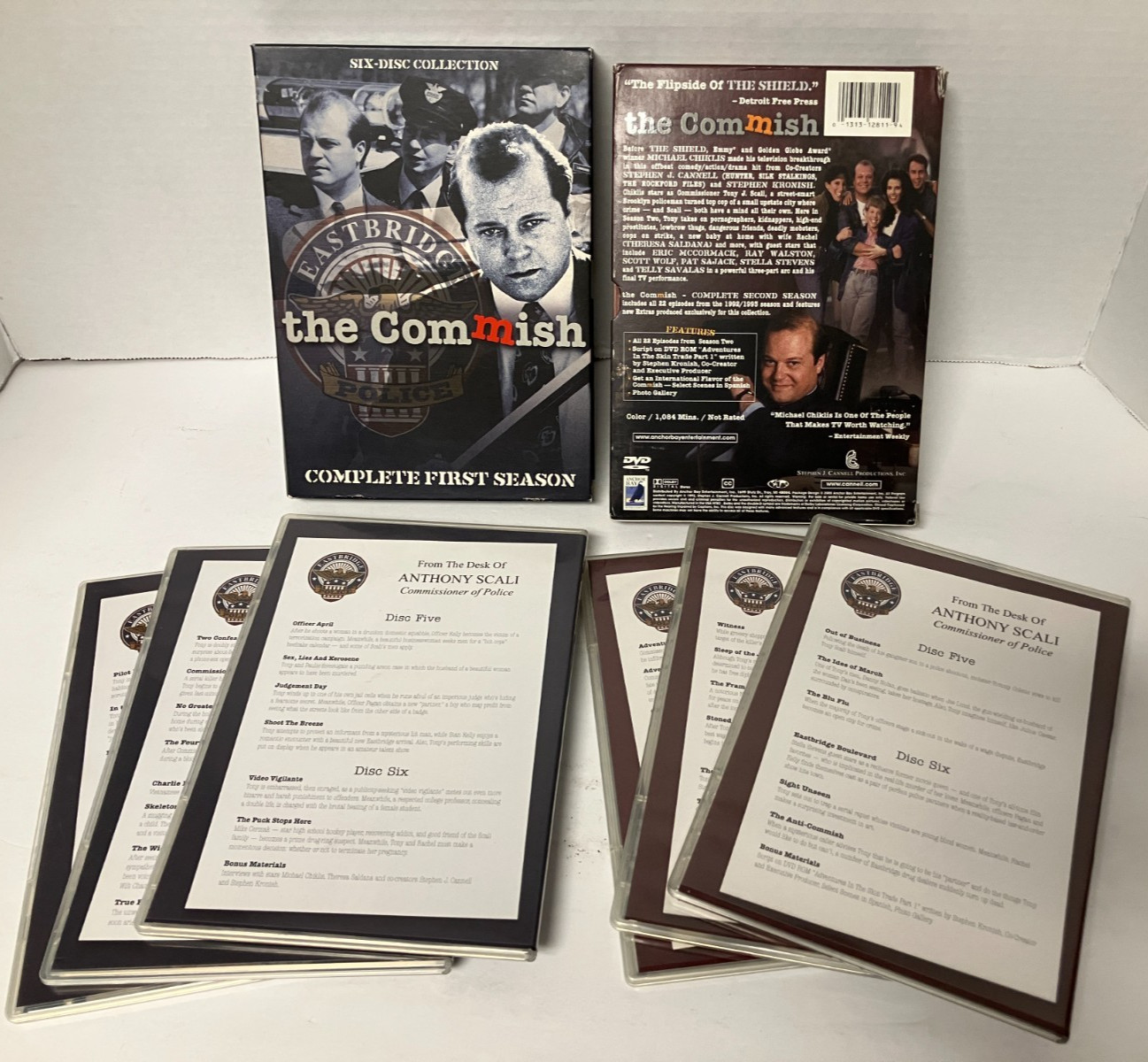 Lot of Police Cop Shows DVD sets: Brooklyn South, TJHooker, Adam 12, The Commish
