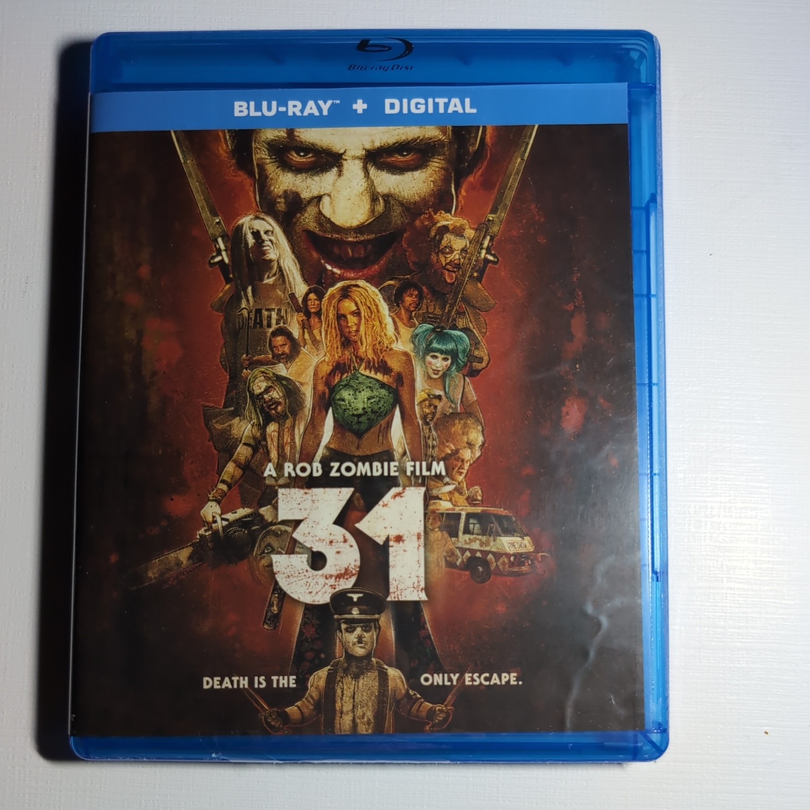 31 (2016 Blu-ray) Horror,Thriller Rob Zombie Film EXTREME VIOLENCE “R” 103 min