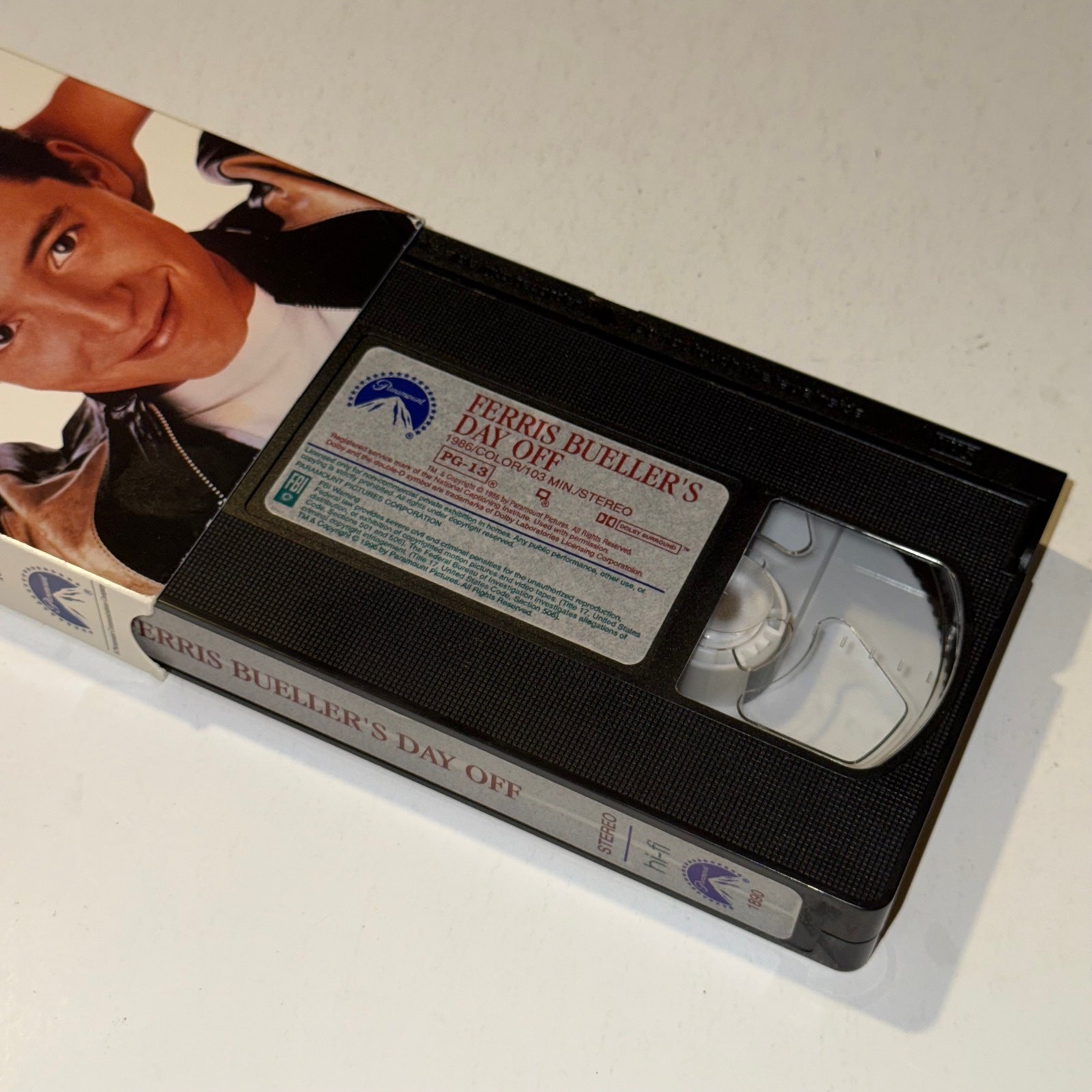 Ferris Buellers Day Off VHS 1992 Paramount Hi Fi Stereo Matthew Broderick NM+