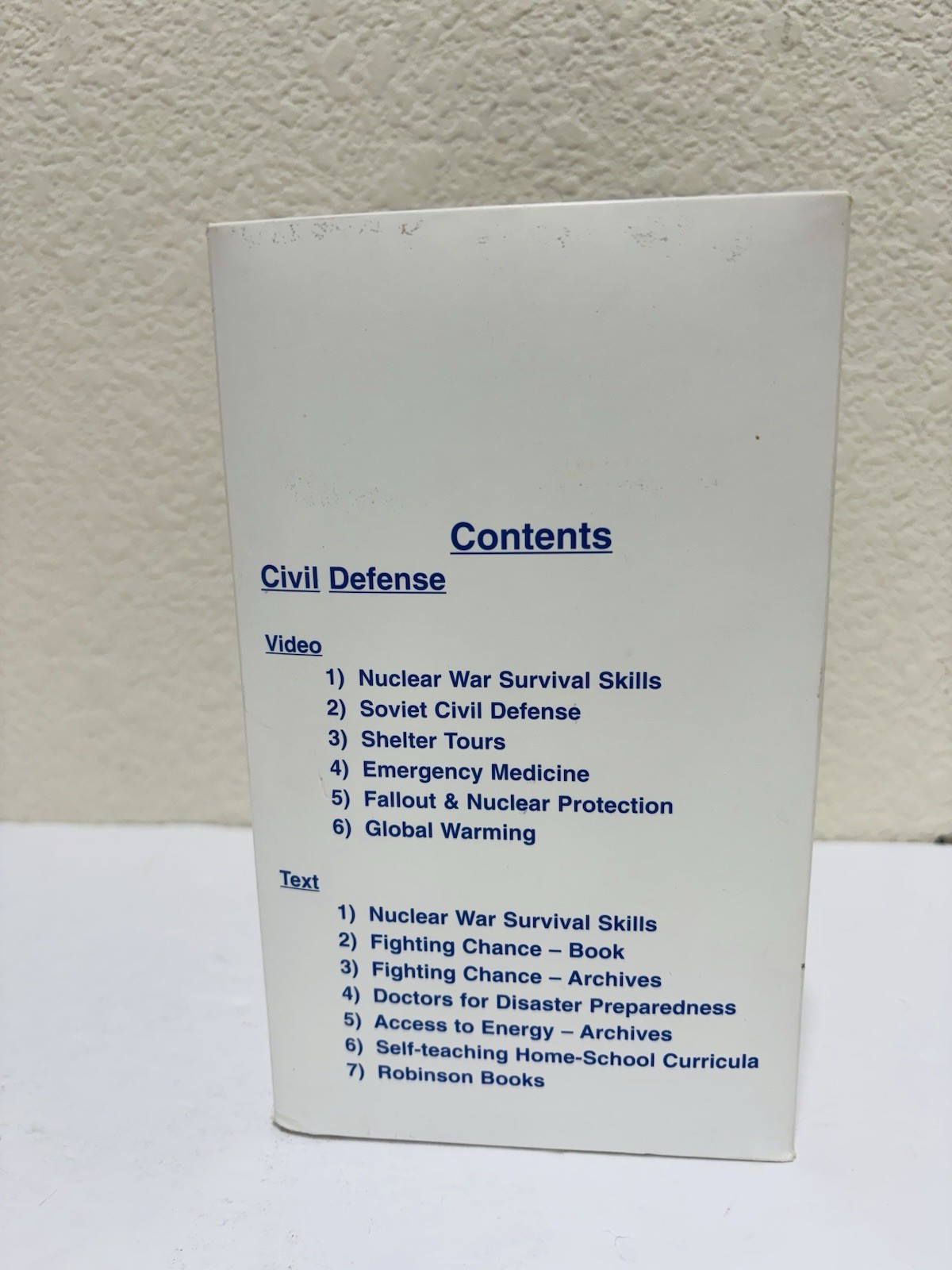 Civil Defense in the 21st Century 8 DVD Set New 2003 – Nuclear, Defense, Shelter